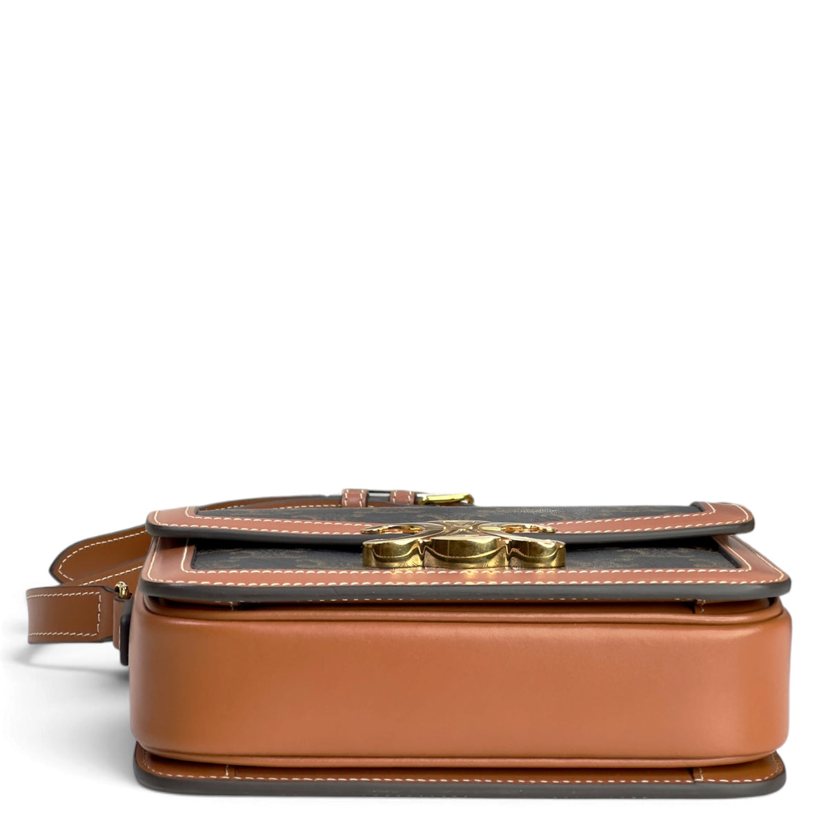 Celine teen black /brown leather Triomphe crossbody  Bag