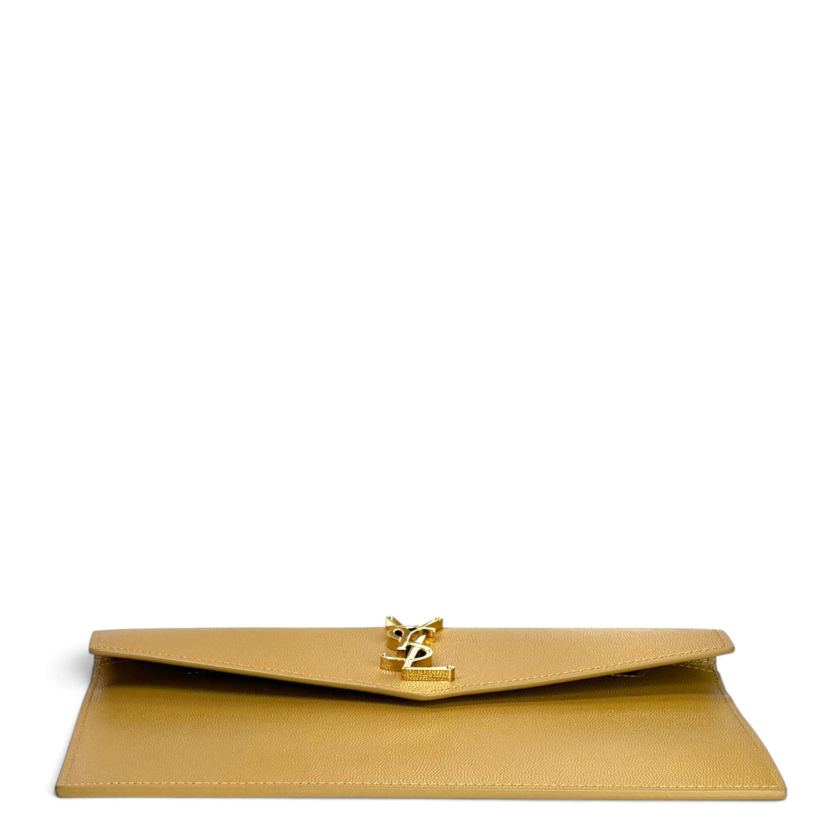 Saint Laurent Uptown medium  beige leather  Pouch