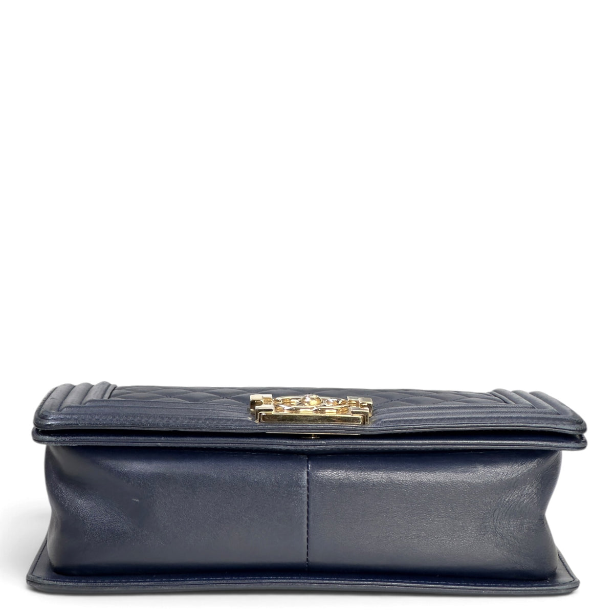 Chanel Boy medium  blue calfskin Flap Bag