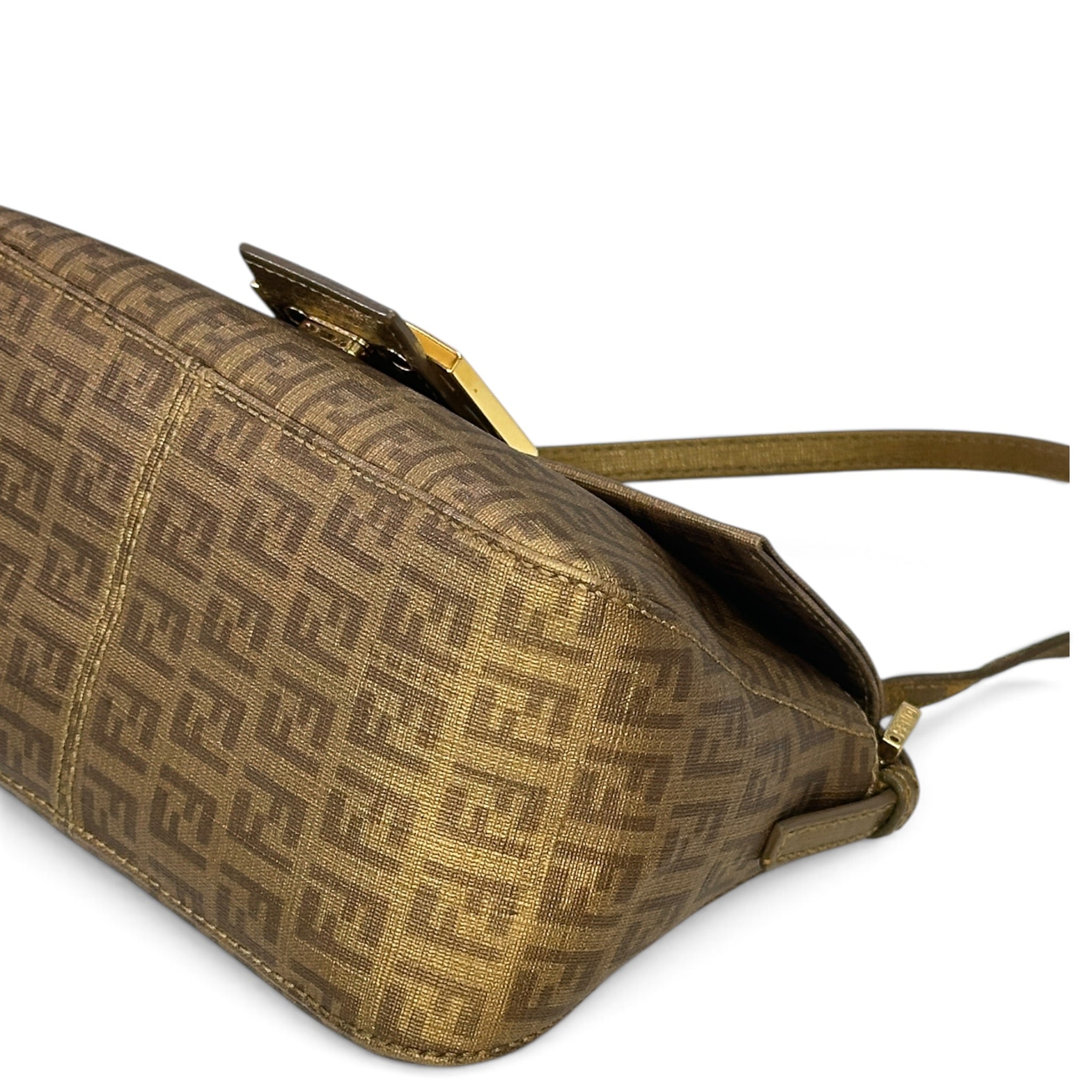 Vintage Fendi Zucchino Mama Forever Canvas Bag