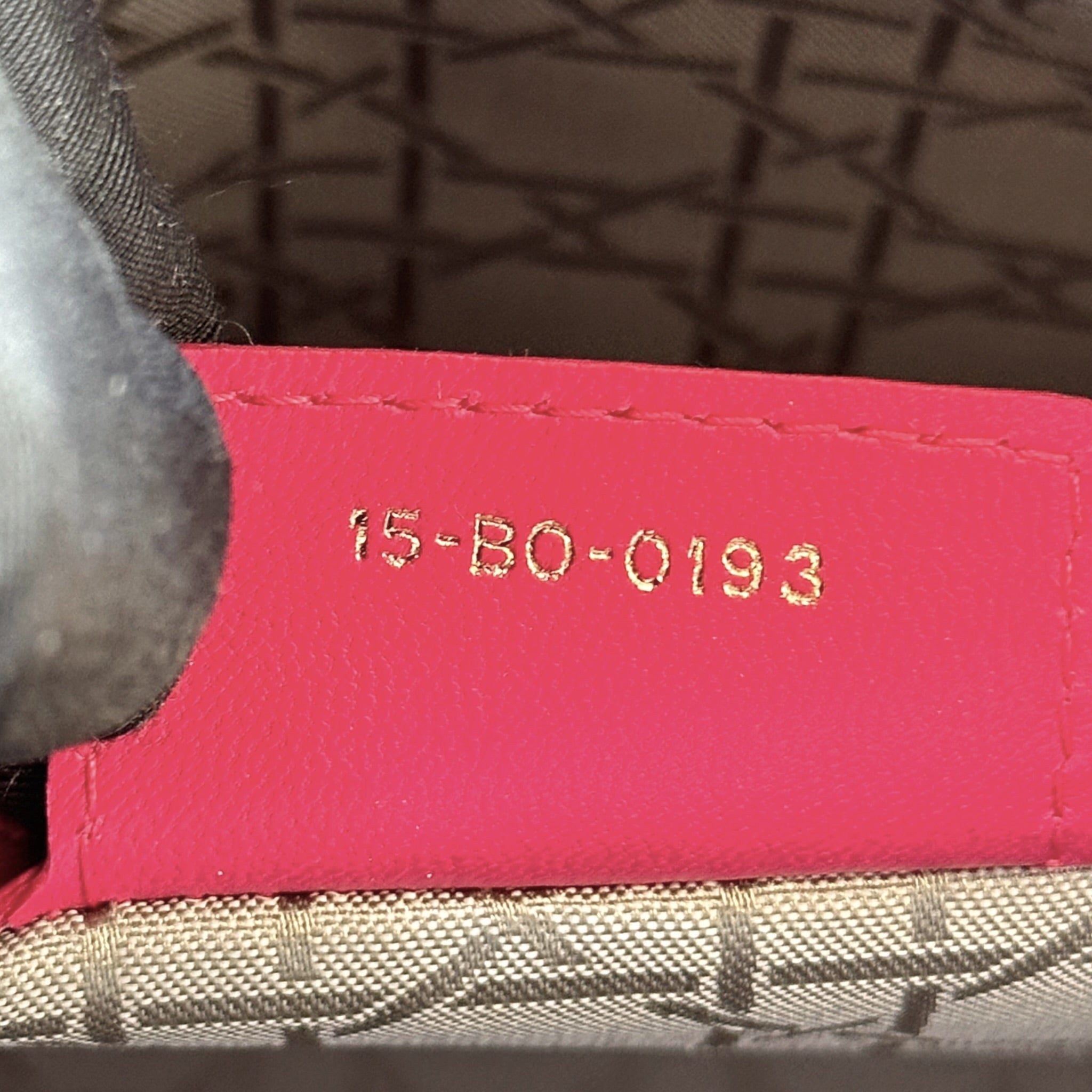 Christian Dior Lady Dior Large Fuchsia Pink Cannage Quilted Lambskin