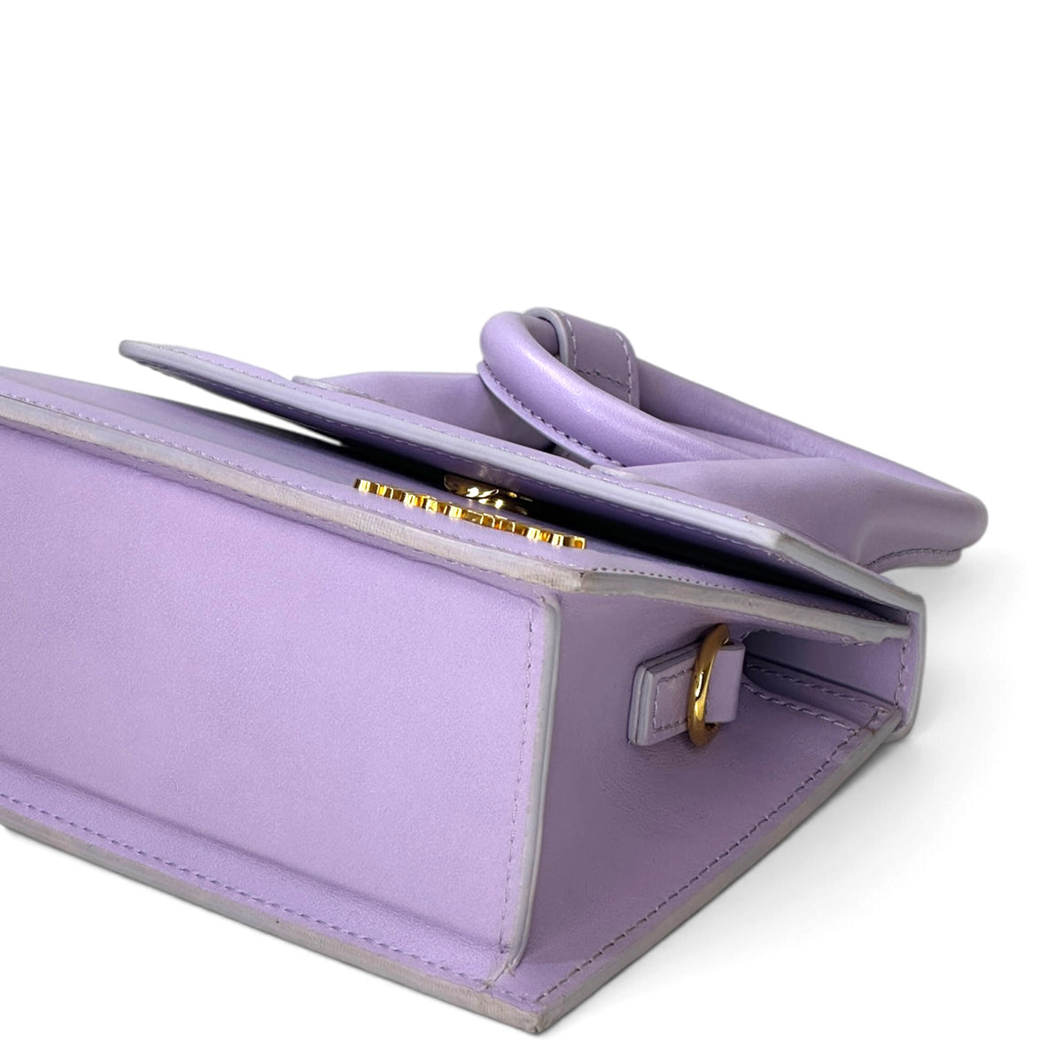 Jacquemus Le Chiquito mini lilac leather handbag