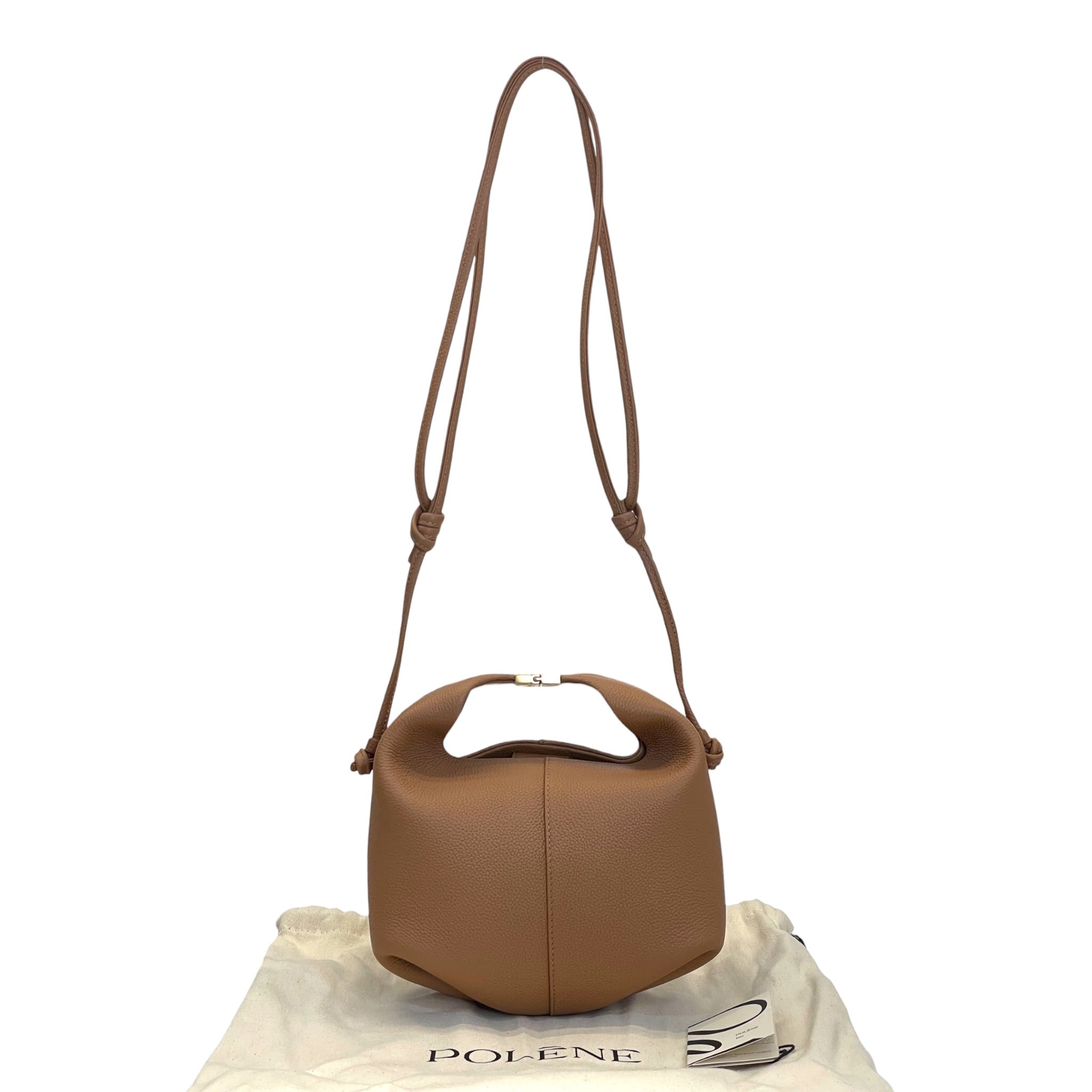 Polène Béri Textured Camel Calf Leather