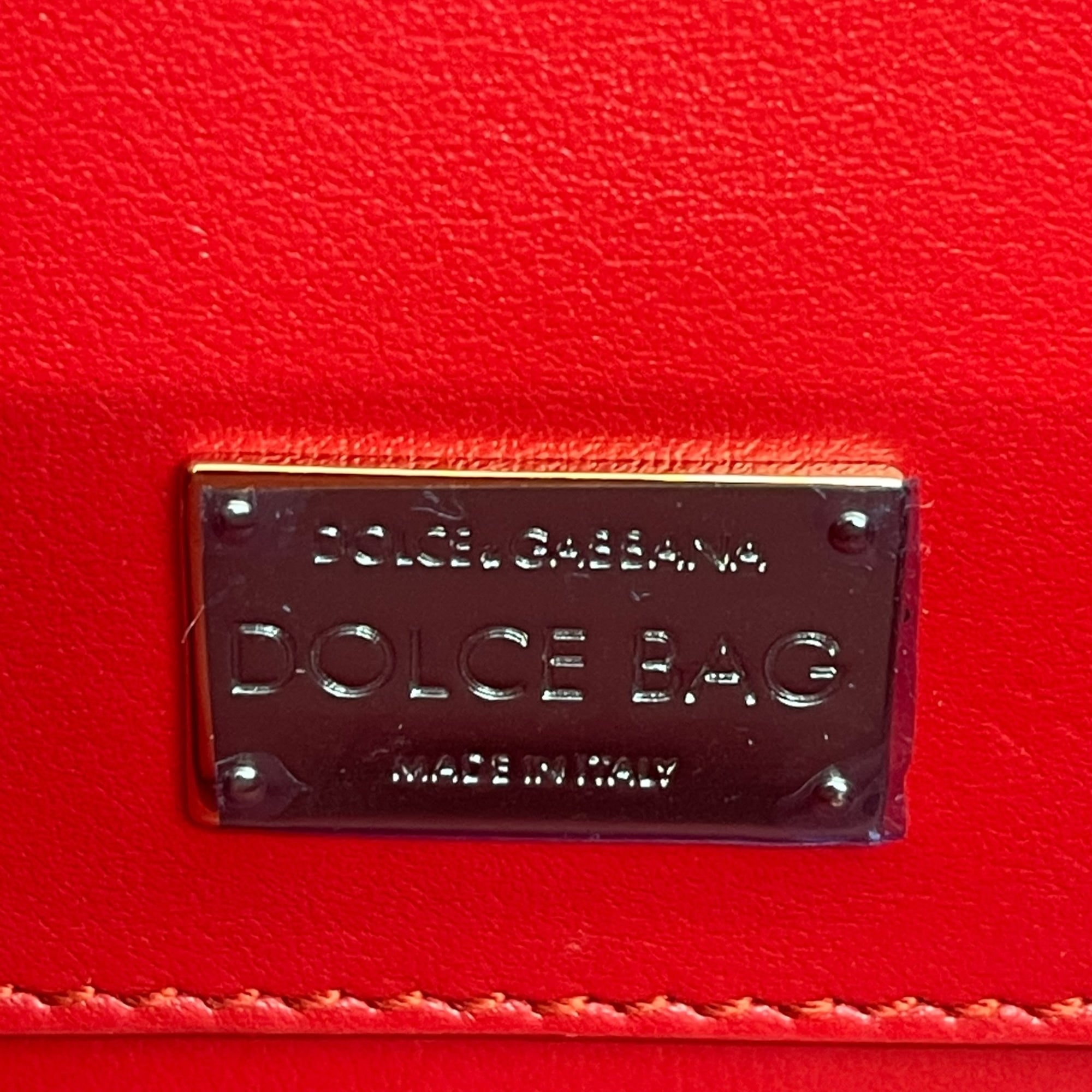 Dolce &amp; Gabbana Box Bag Mural Print Leather Strap