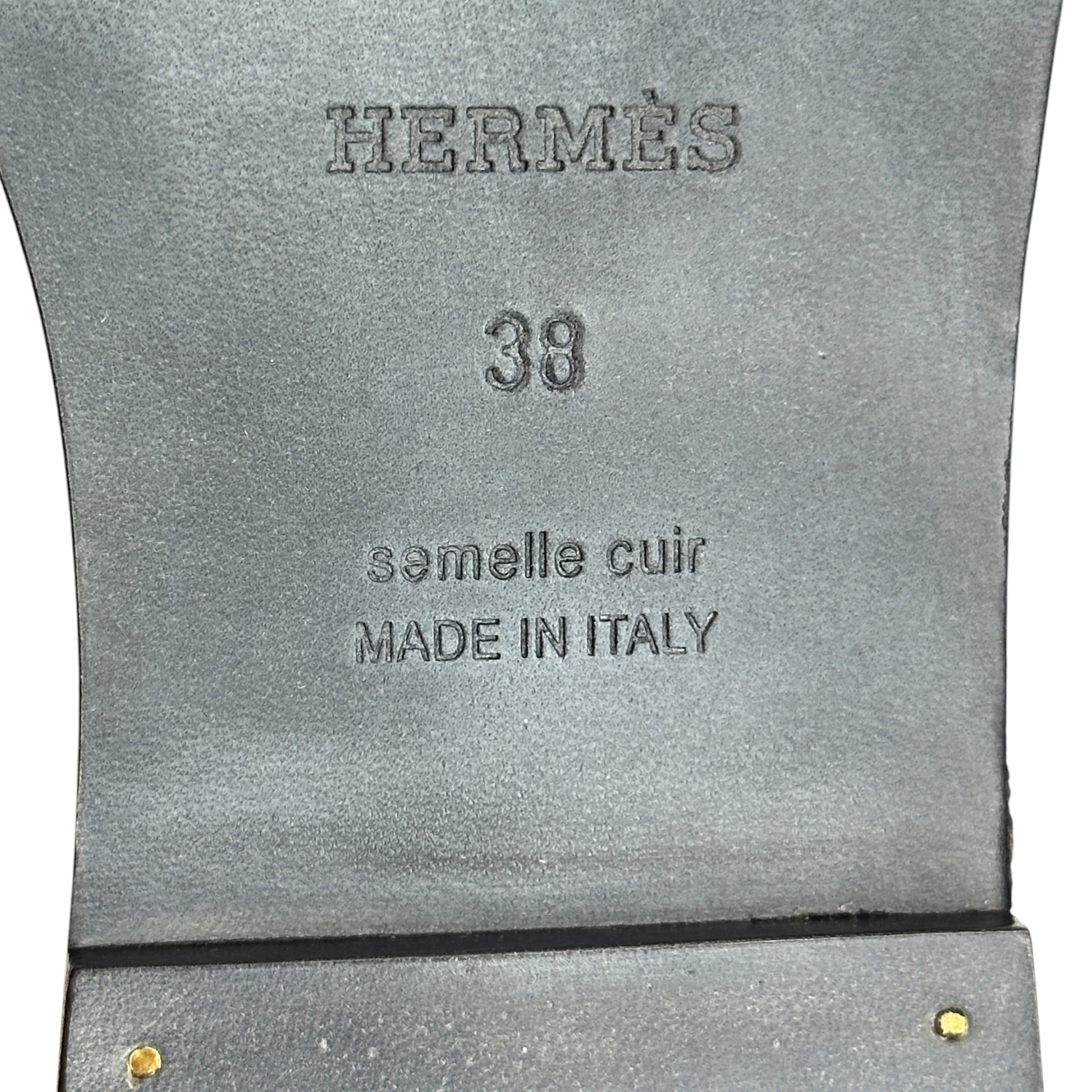 Hermes Orans Noir EU38