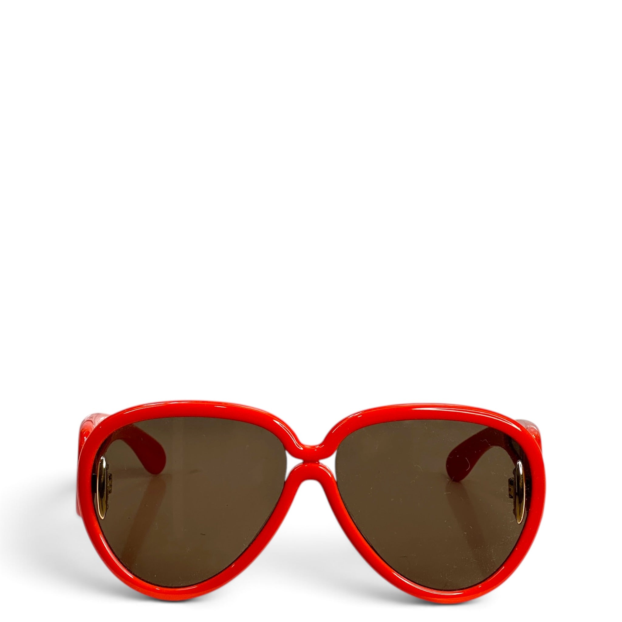 Loewe Pilot Mask Shiny Orange Sunglasses LW40132I