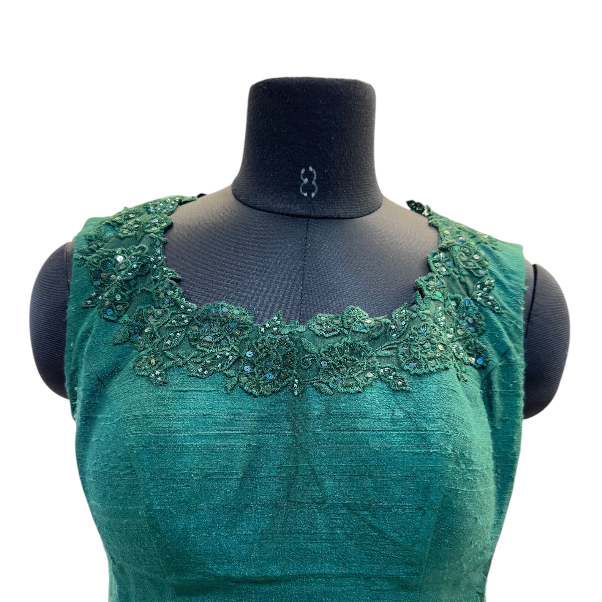 Forest Green Embroidered Jacket Set by Shymal & Bhumika