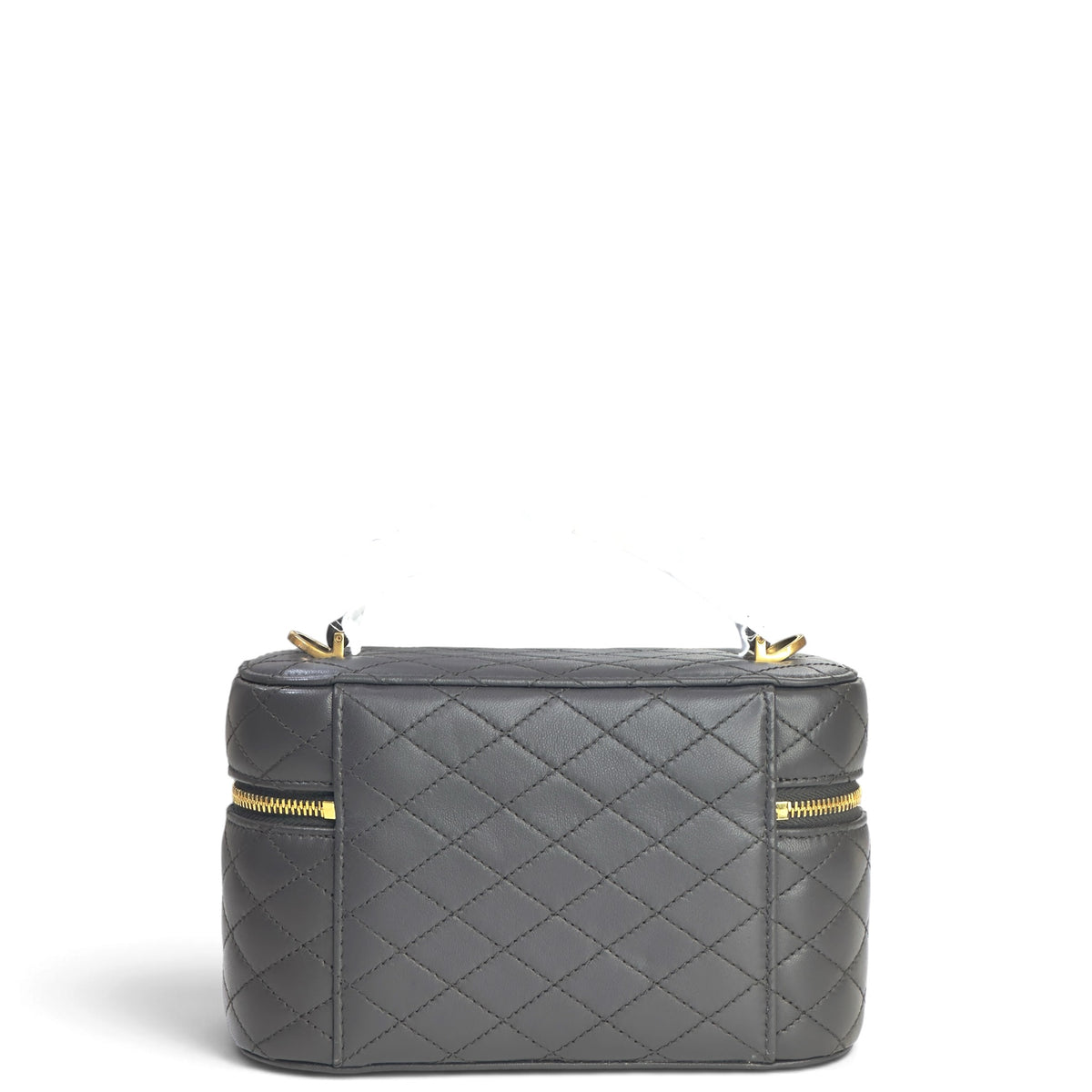 Saint Laurent Gaby Vanity grey lambskin Diamond quilted Bag