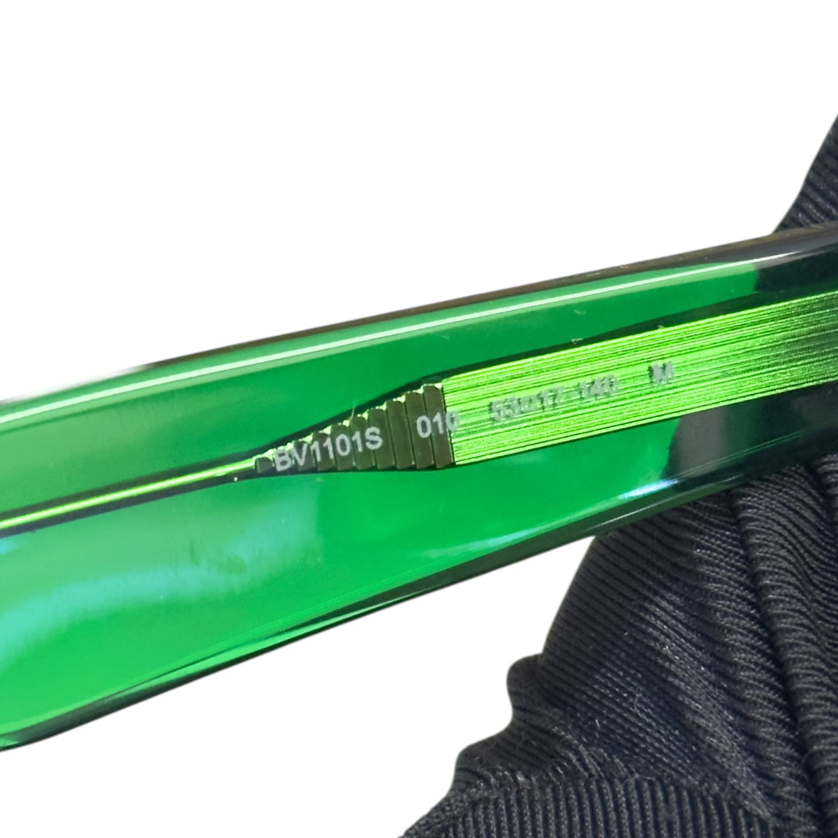 Bottega Veneta BV1101S Green Cat-Eye Sunglasses