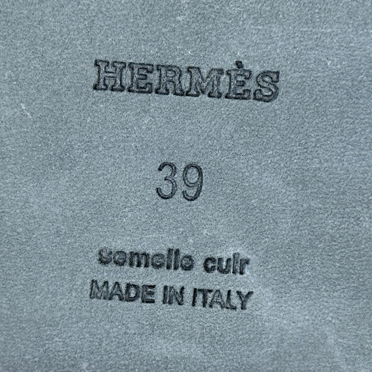 Hermes Orans Black  EU: 39