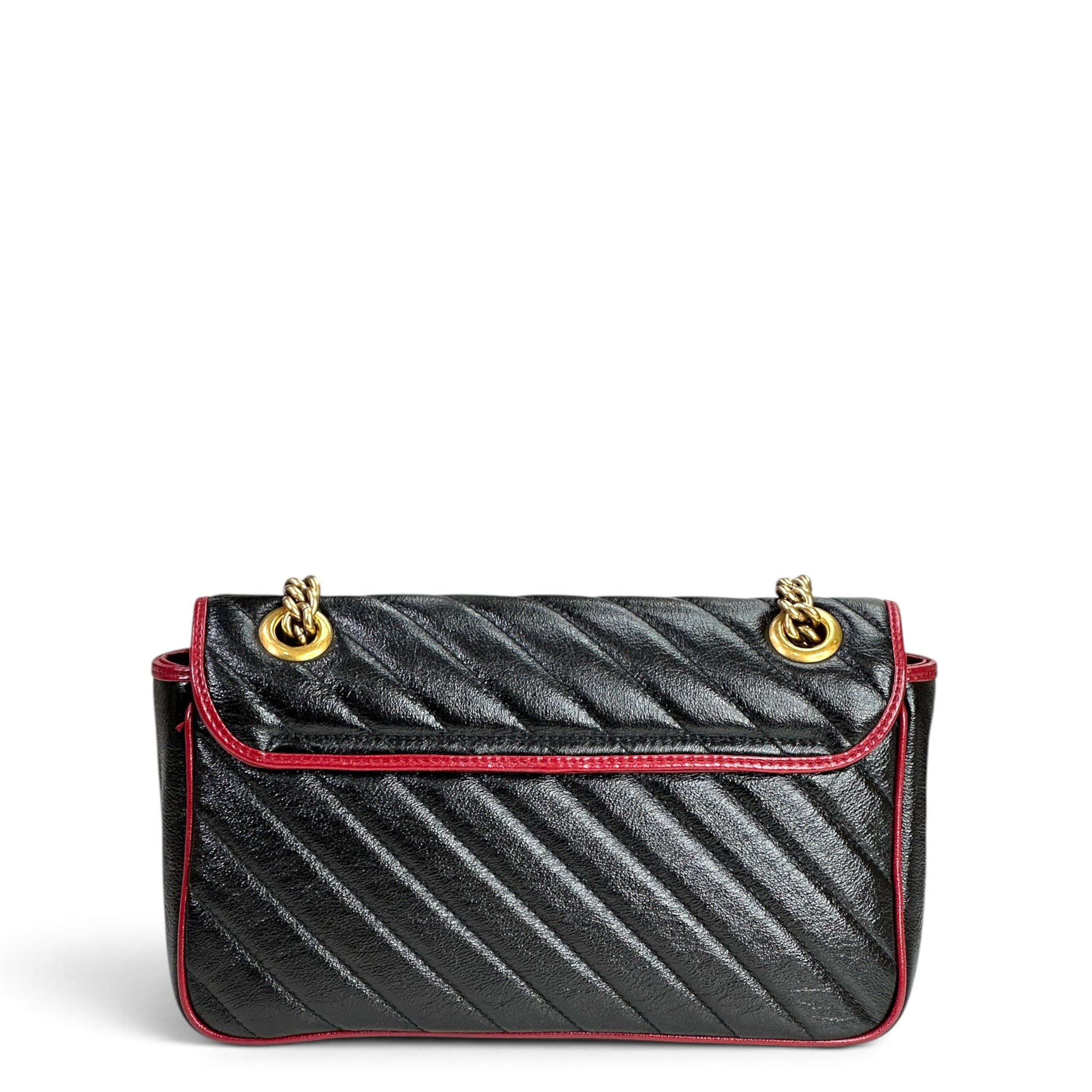 Gucci GG Marmont Diagonal Matelassé Shoulder Bag