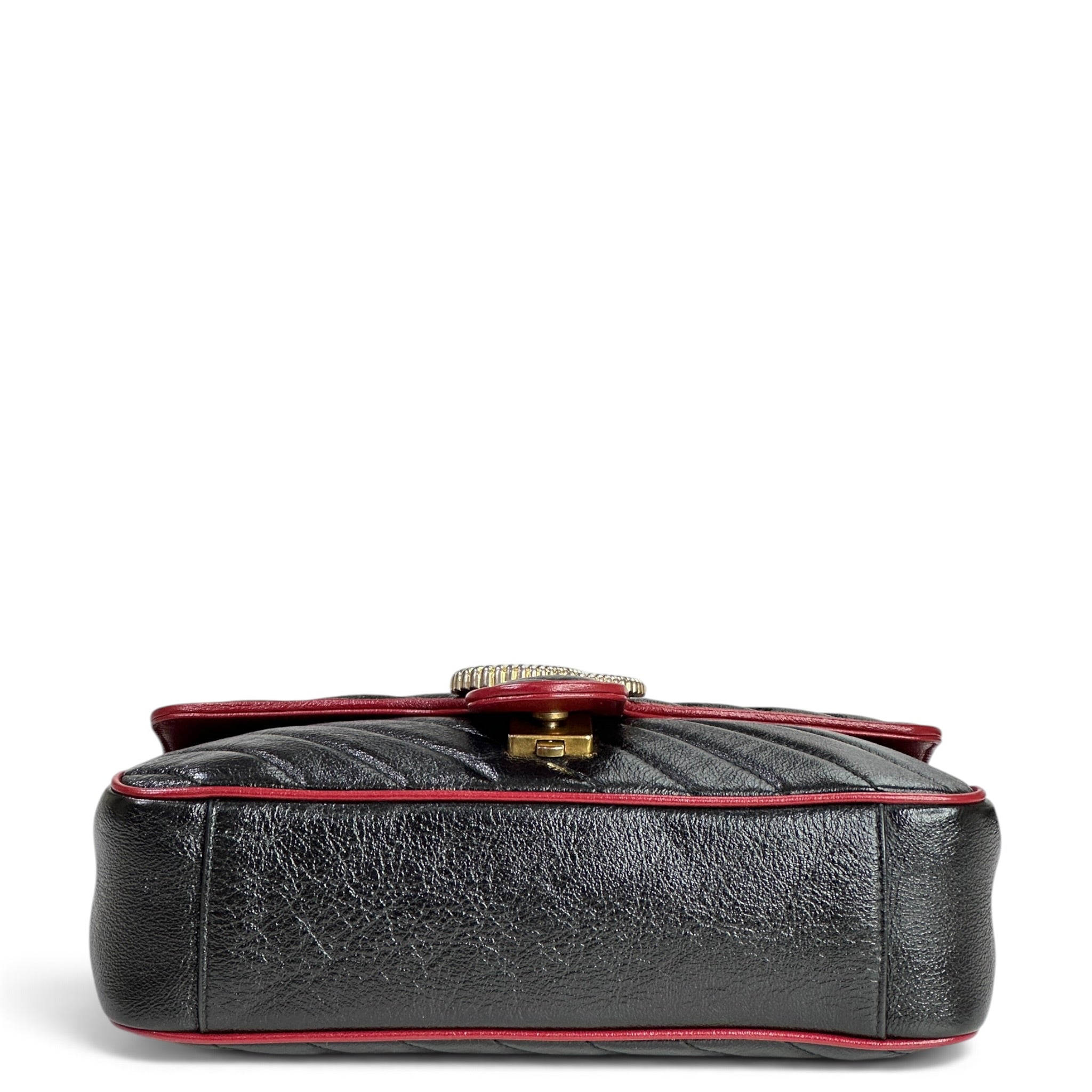 Gucci GG Marmont Diagonal Matelassé Shoulder Bag
