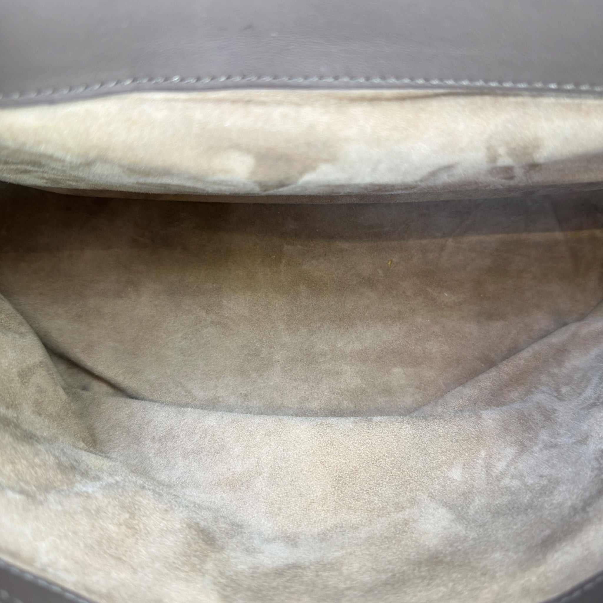 Bottega Veneta Chain Tote Grey Intrecciato Nappa Patent Leather