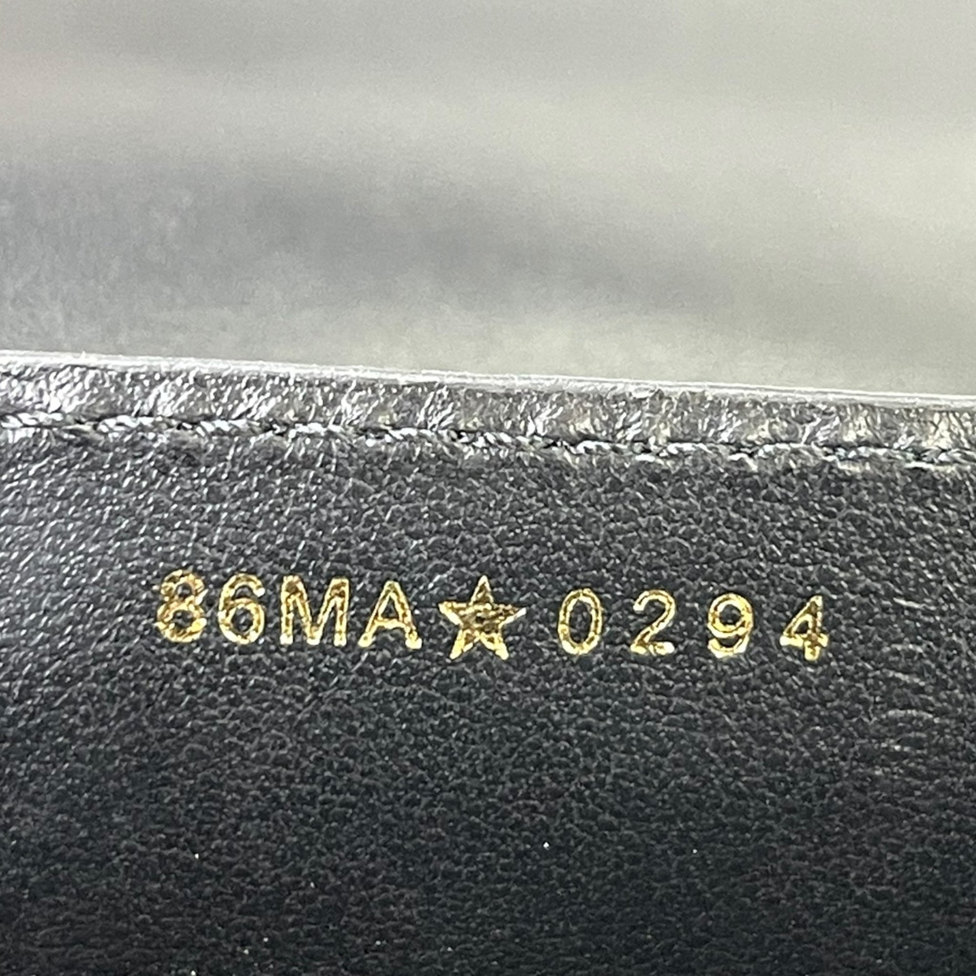 Dior Jolie Top Handle Bag Black Tweed/White Cannage Motif