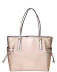 Michael Kors Voyager Tote Bag Metallic Ballet Pink