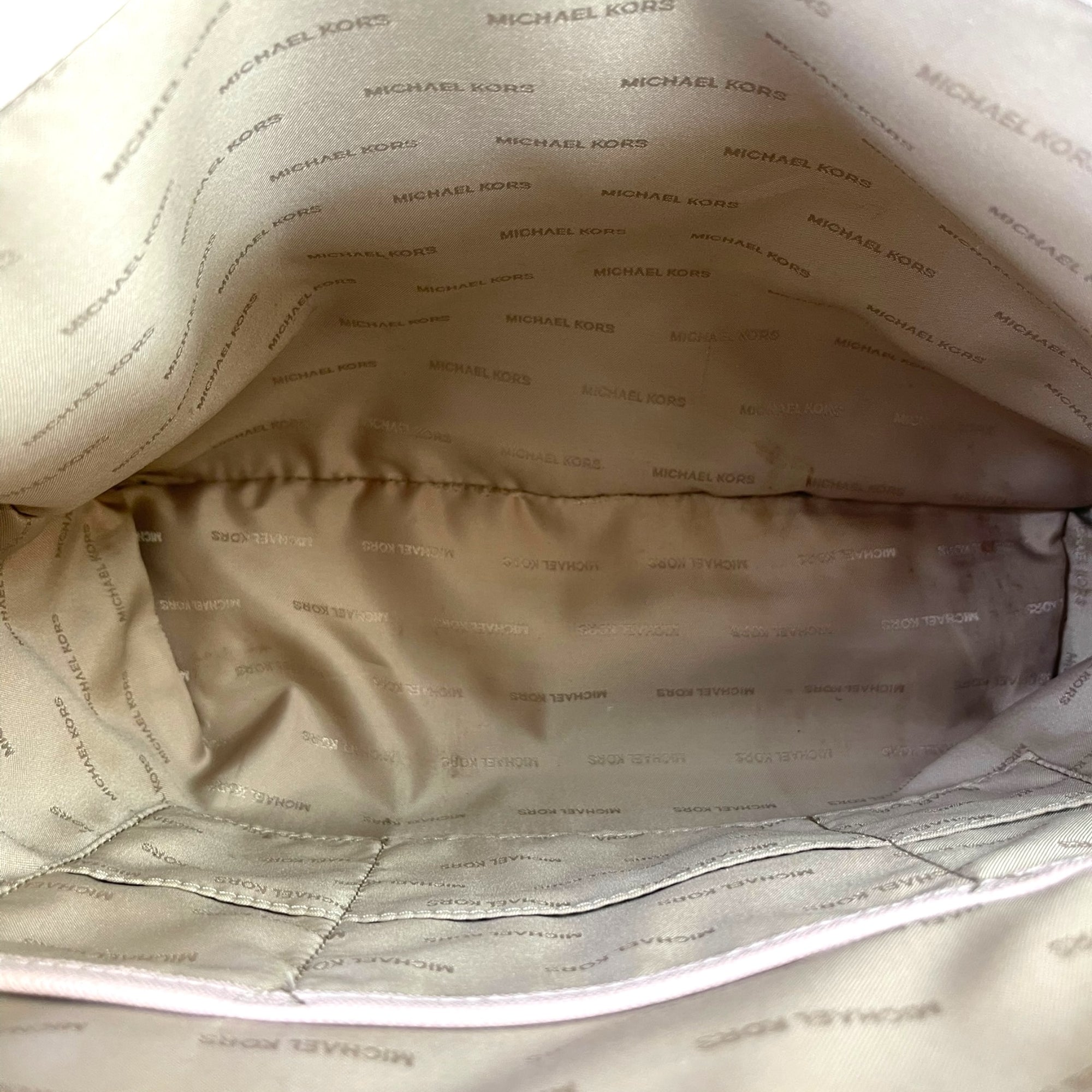 Michael Kors Voyager Tote Bag Metallic Ballet Pink