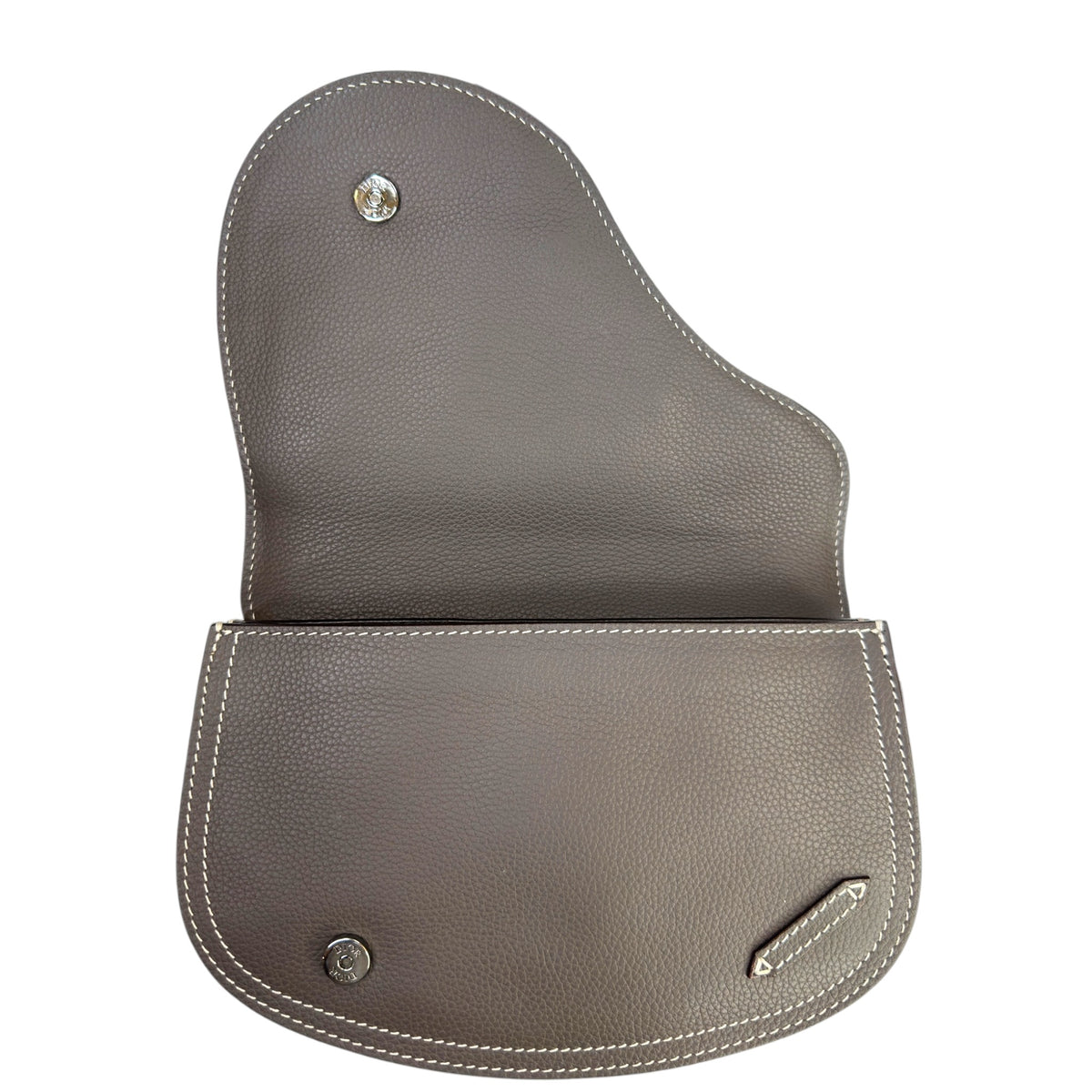 Dior men's Grey calf skin saddle bag