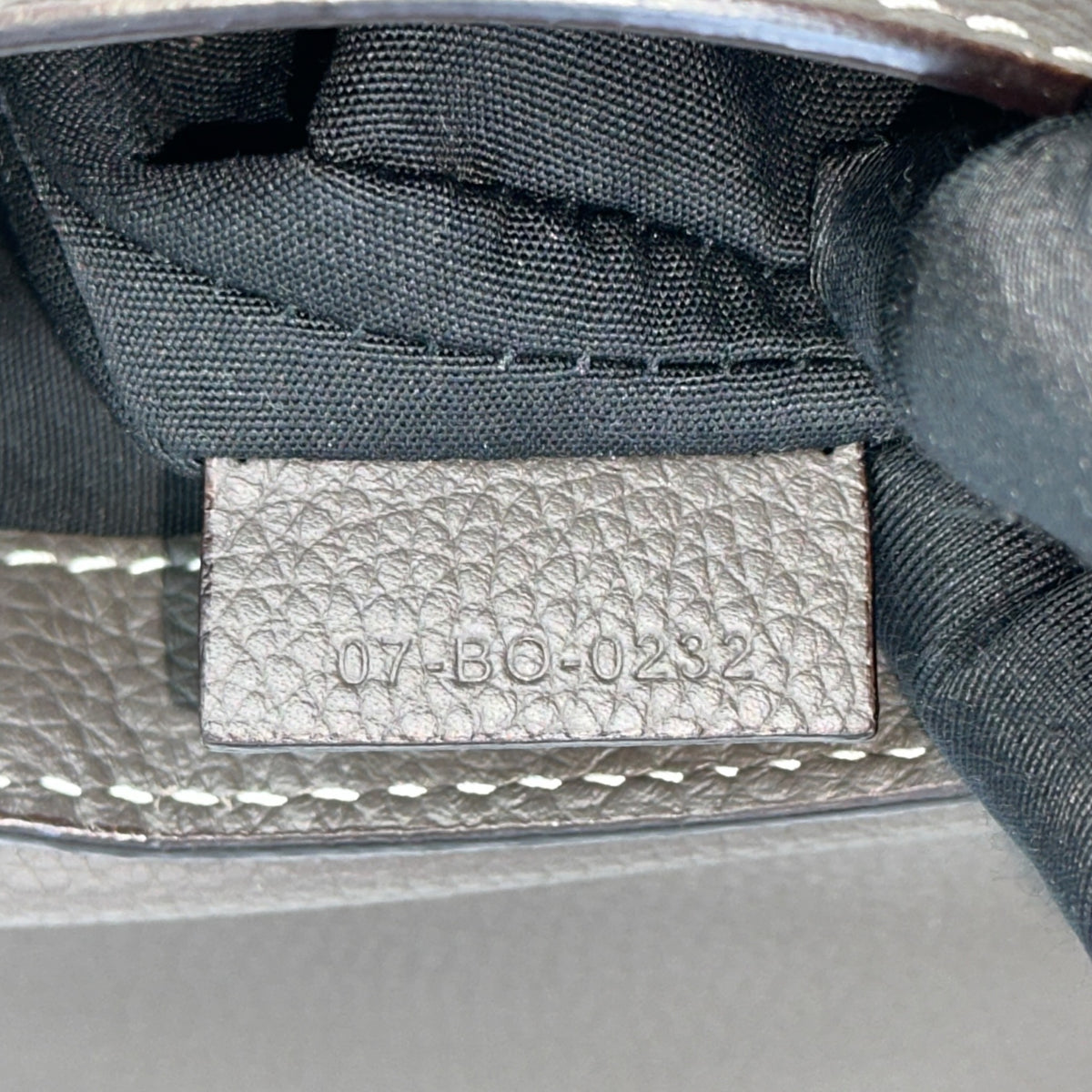Dior men's Grey calf skin saddle bag