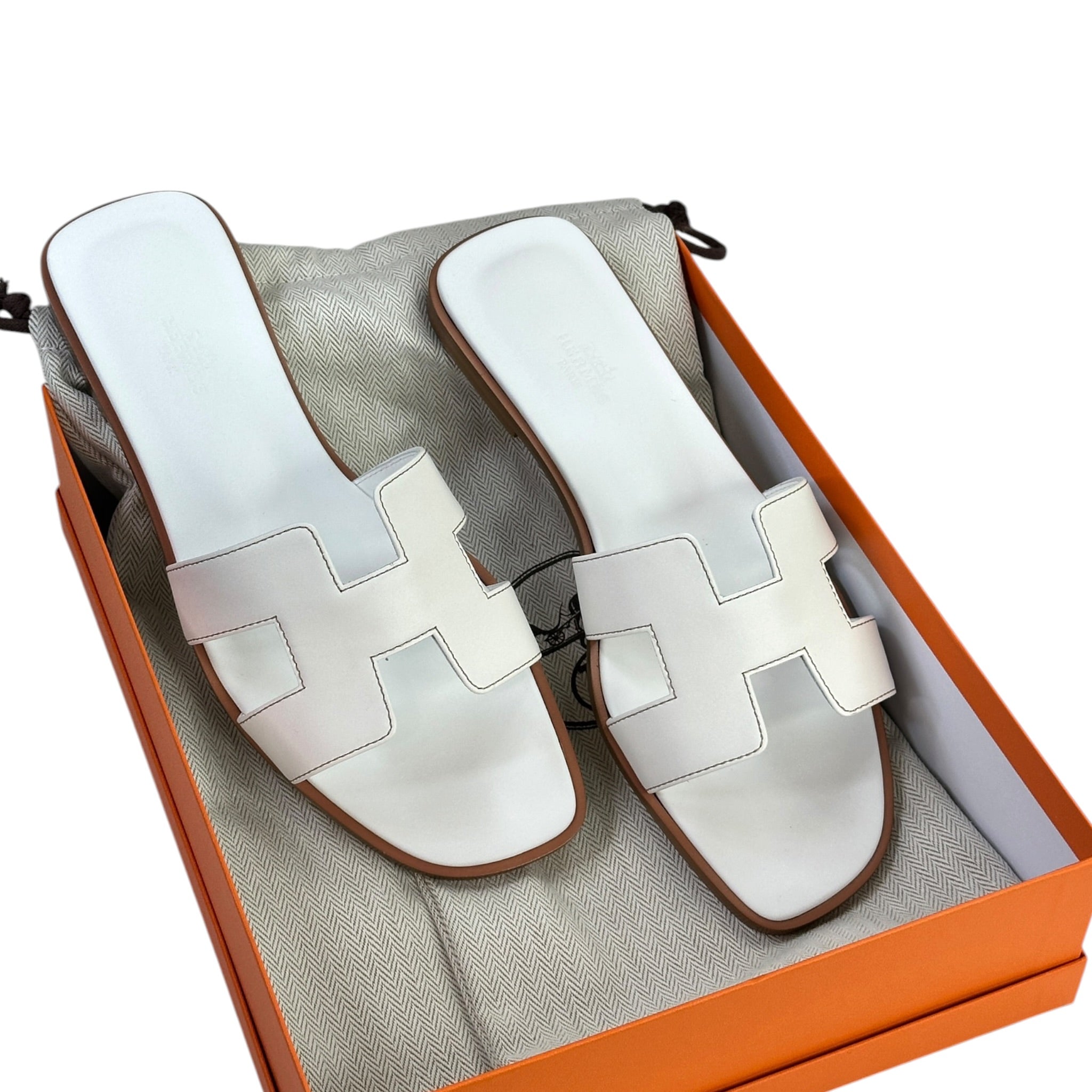 Hermes Orans Blanc EU 39