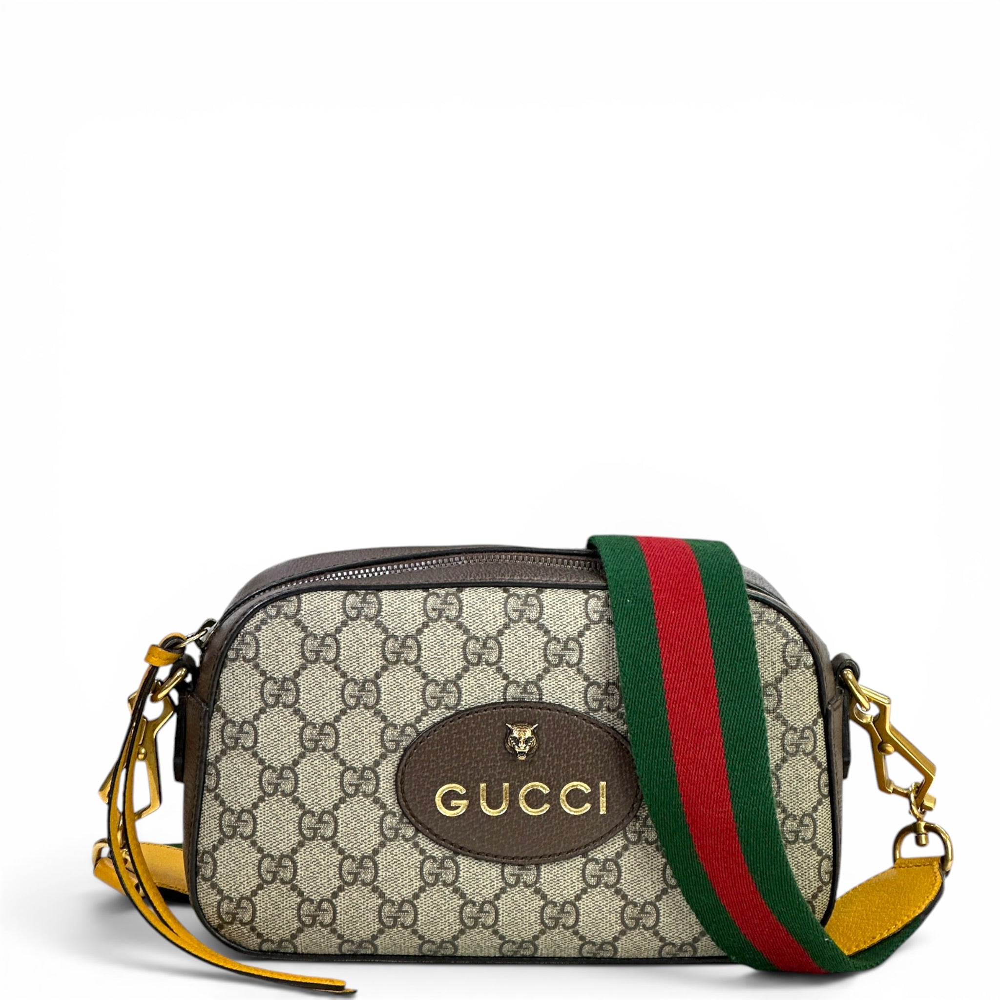 Gucci Neo Vintage Messenger Bag GG Supreme Canvas