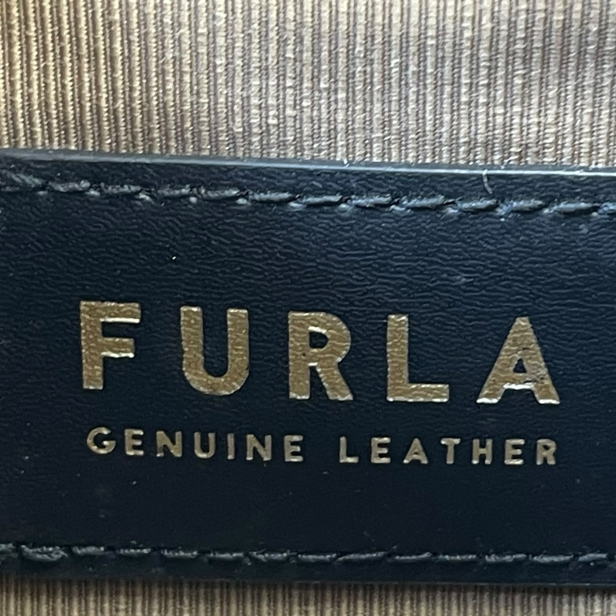 Furla Metropolis Round Crossbody Bag Mini Brown Leather