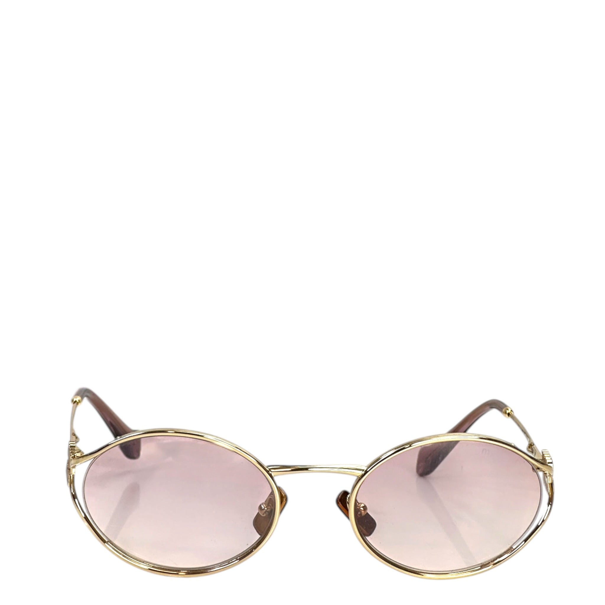 Miu Miu MU 52YS Gold Sunglasses