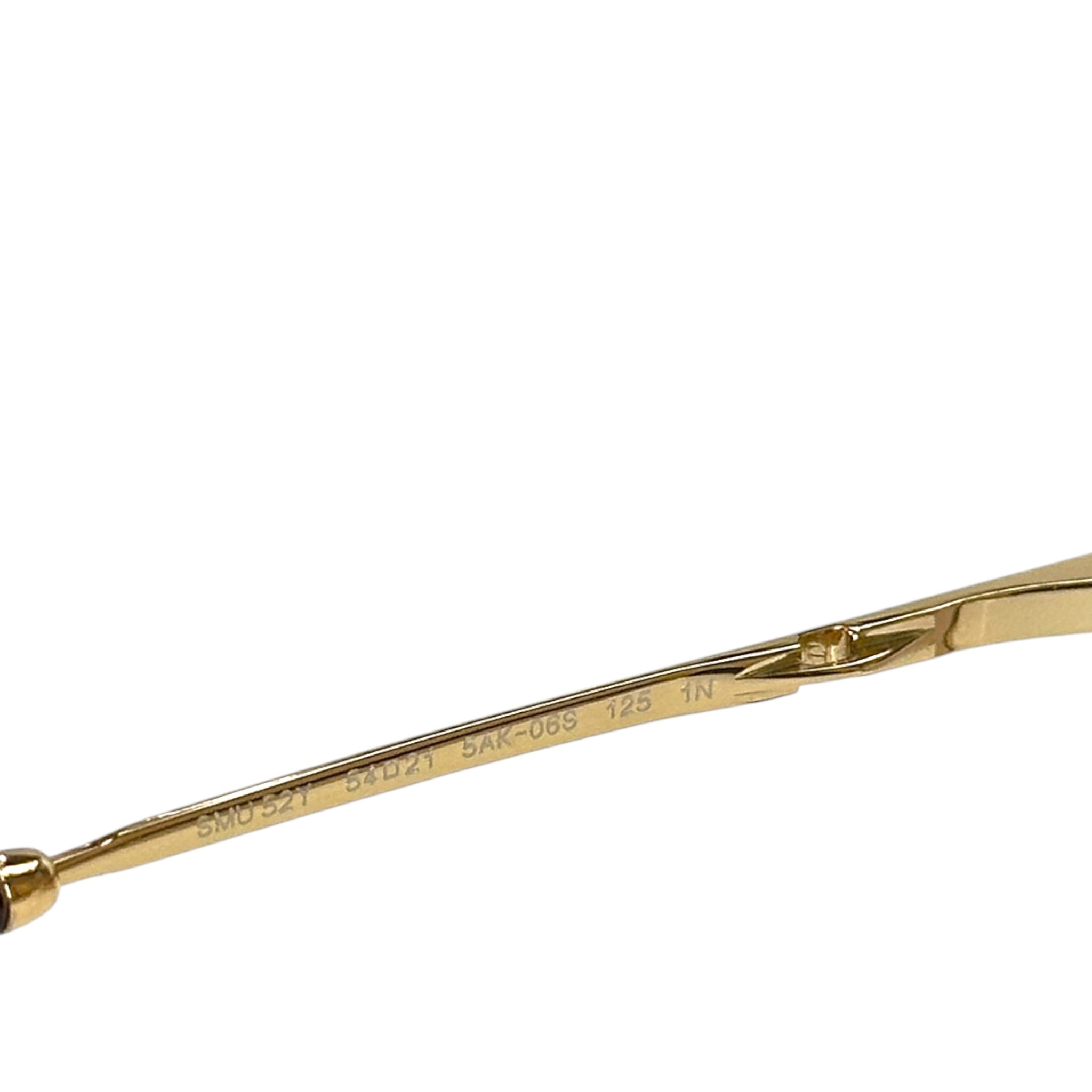 Miu Miu MU 52YS Gold Sunglasses