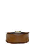 Furla Metropolis Round Crossbody Bag Mini Brown Leather