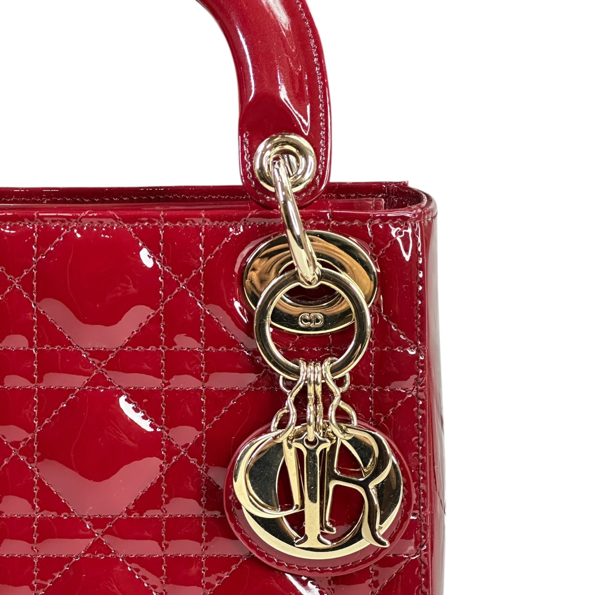 Christian Dior Lady Dior Cherry Red Mini