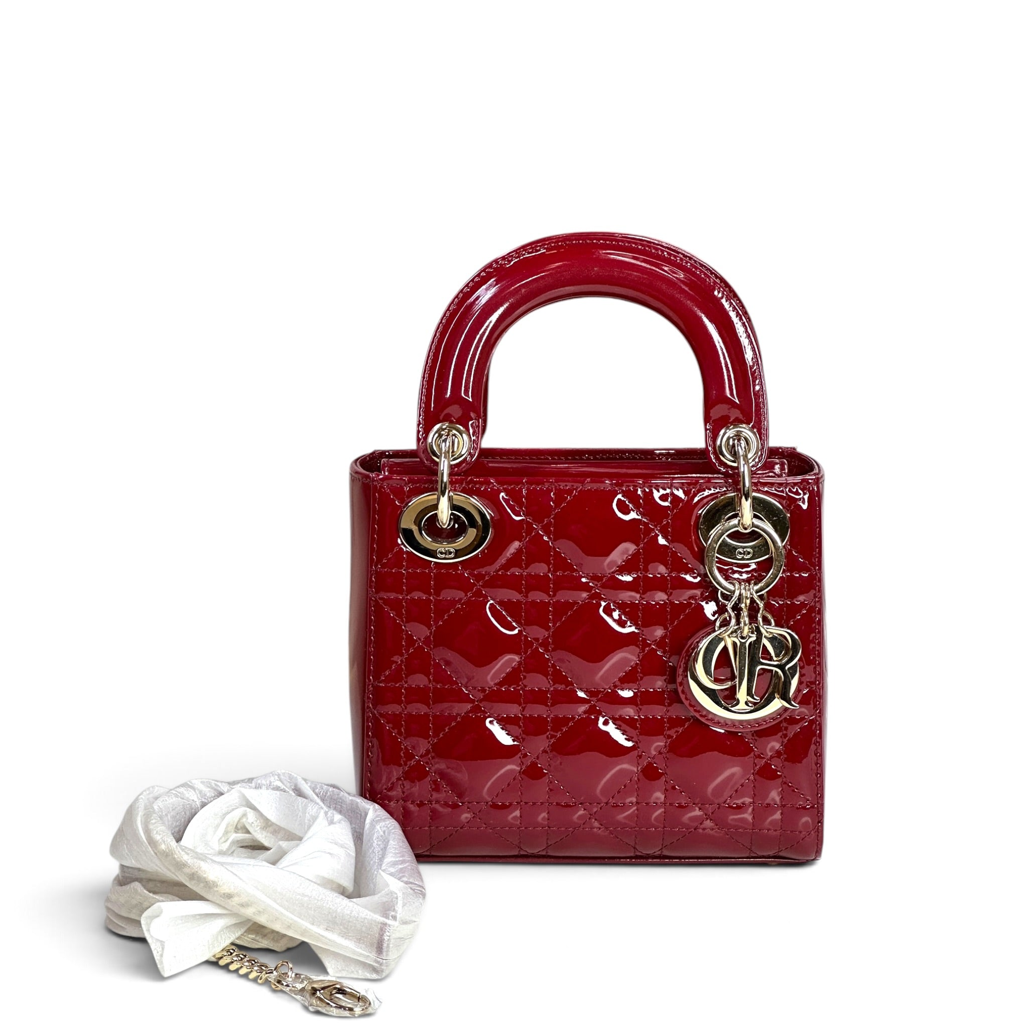 Christian Dior Lady Dior Cherry Red Mini