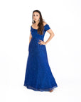 Sequin Blue Gown