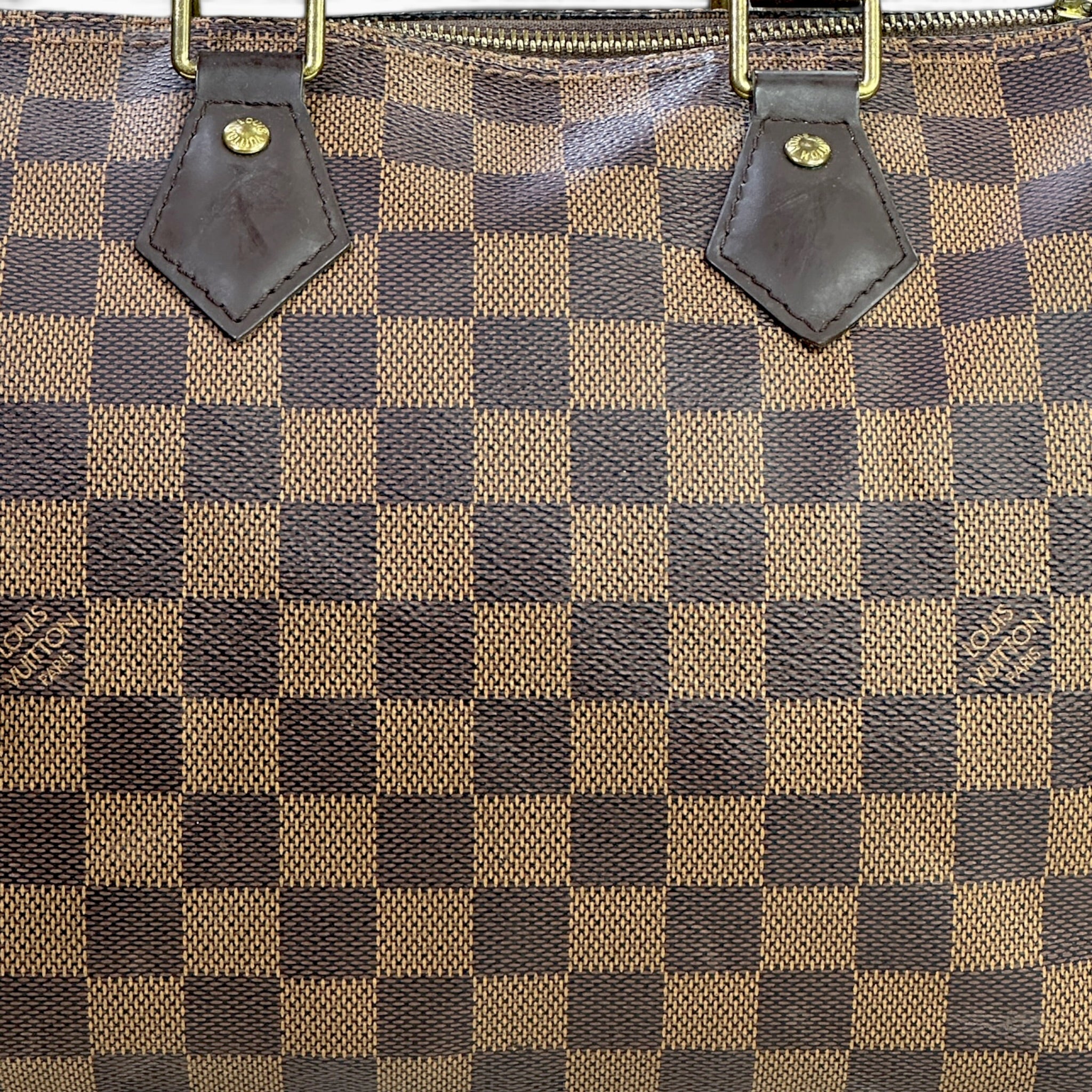 Louis Vuitton Speedy 25 Damier Ebene leather Handbag