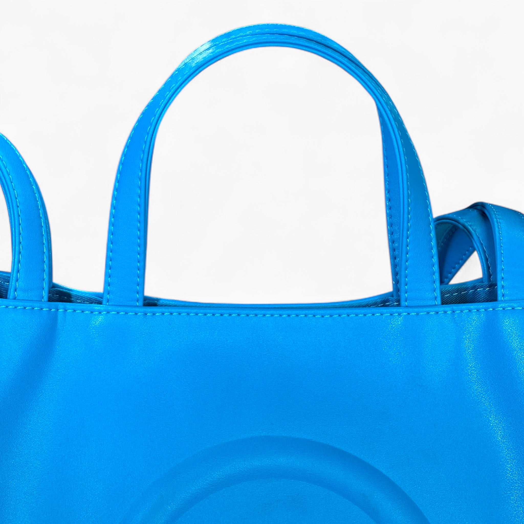 Telfar Blue Shopping Bag