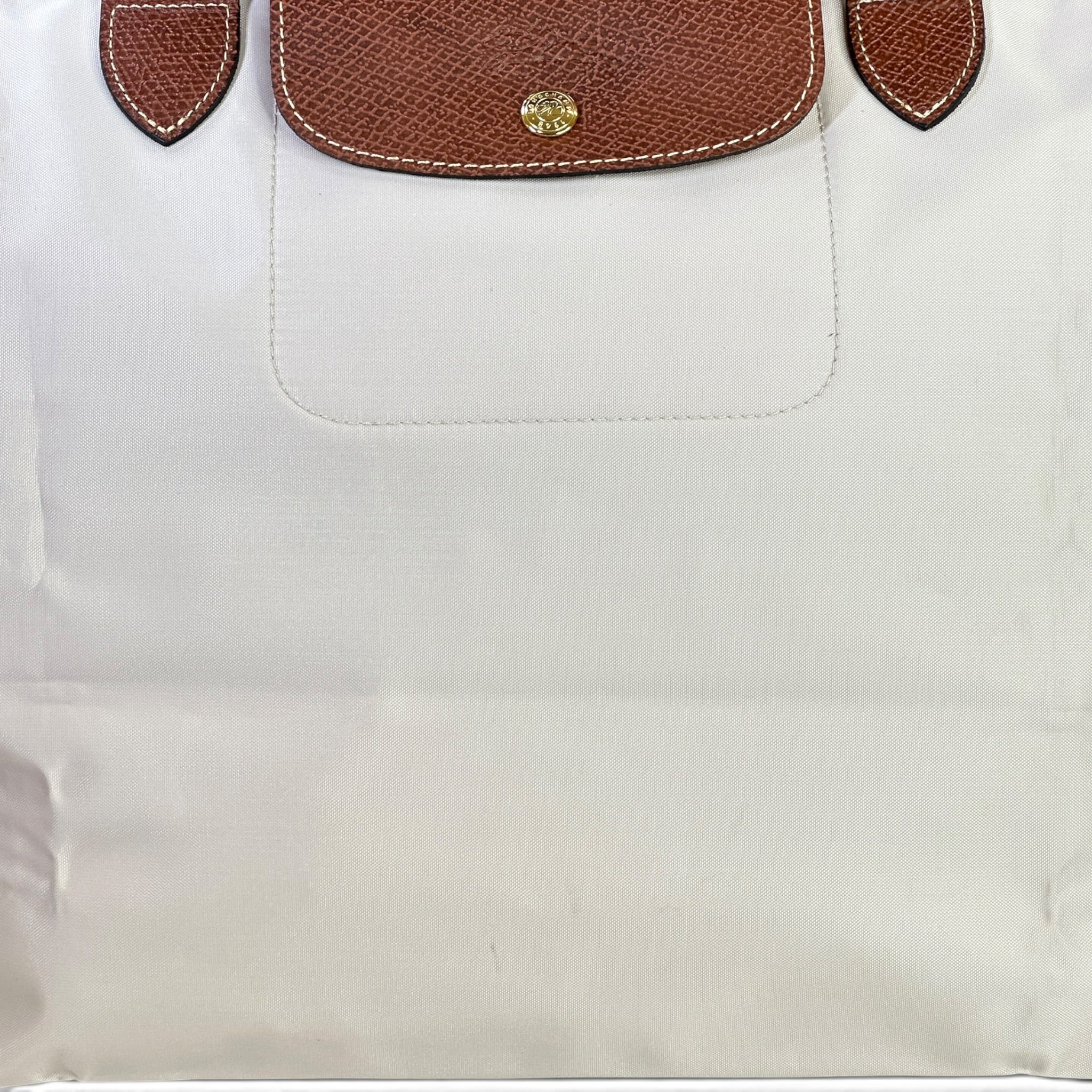 Longchamp Le Pliage Large White Tote Bag