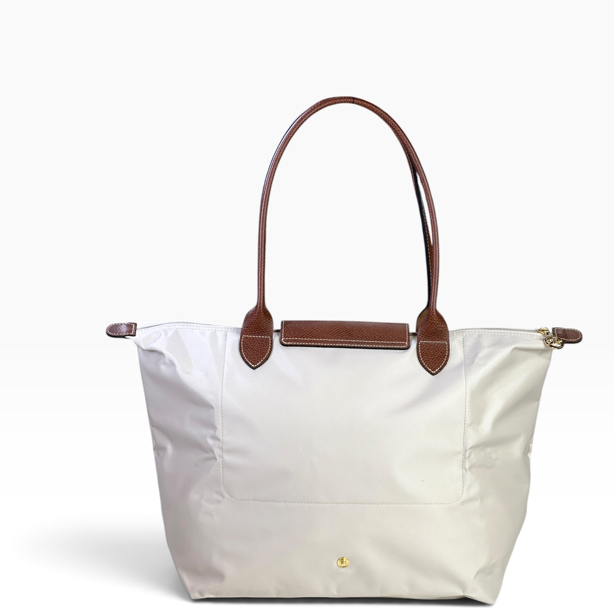 Longchamp Le Pliage Large White Tote Bag