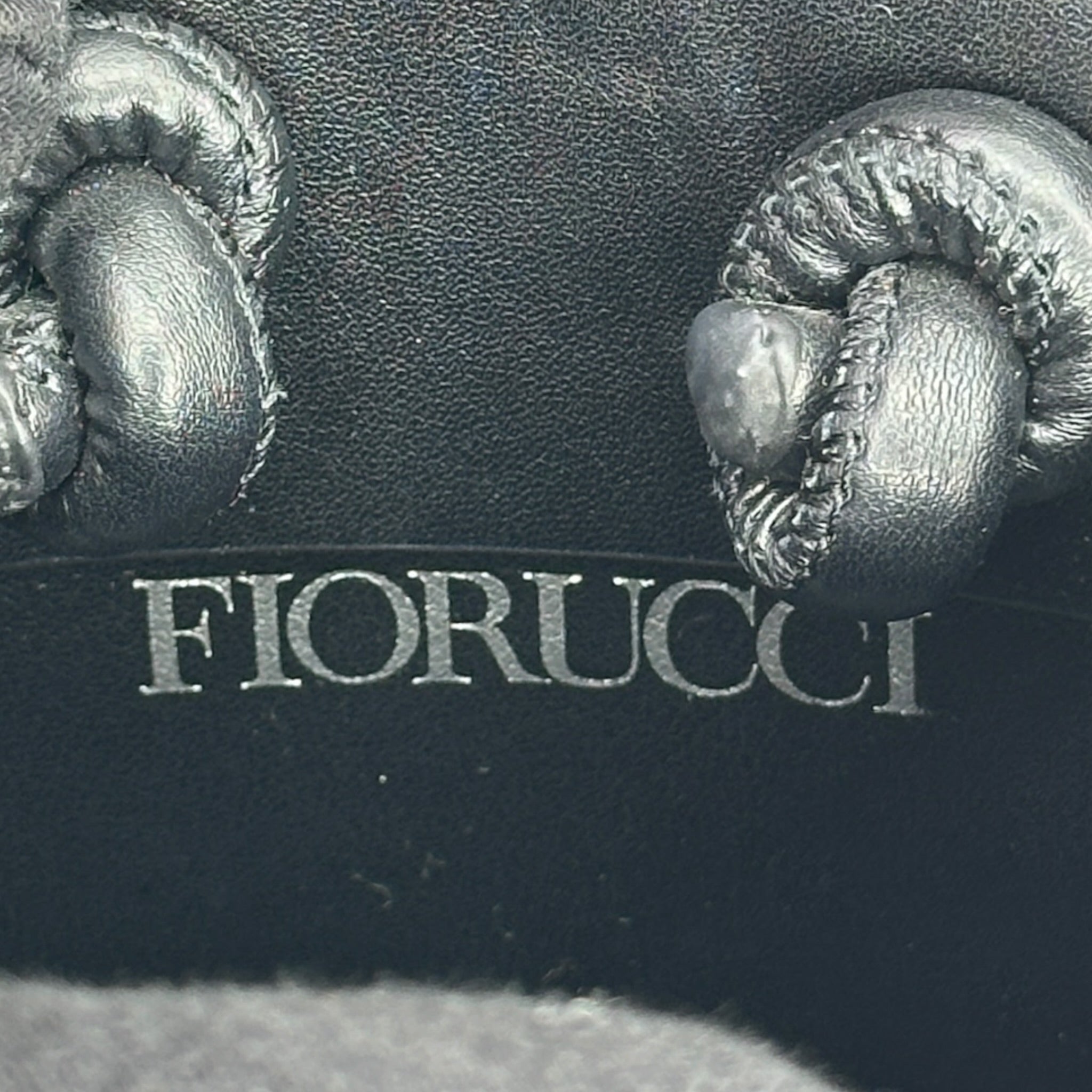 Fiorucci Mini Handbag Black Apple Leather