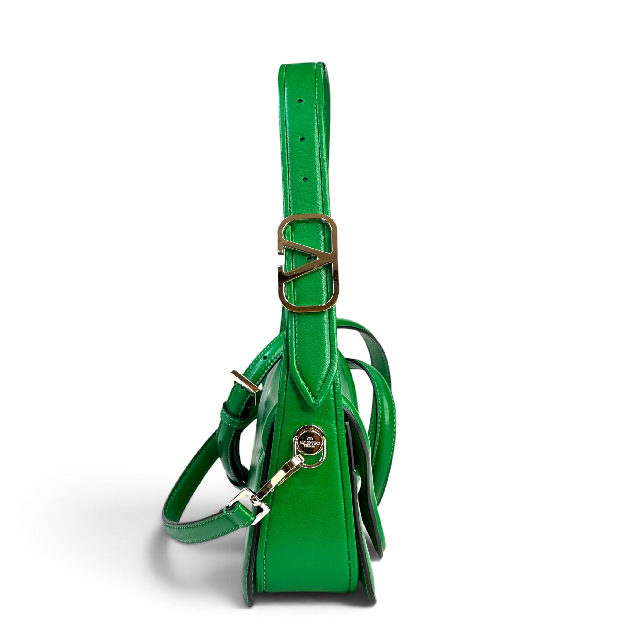 Valentino Garavani Le Petit Deuxieme Green Leather bag
