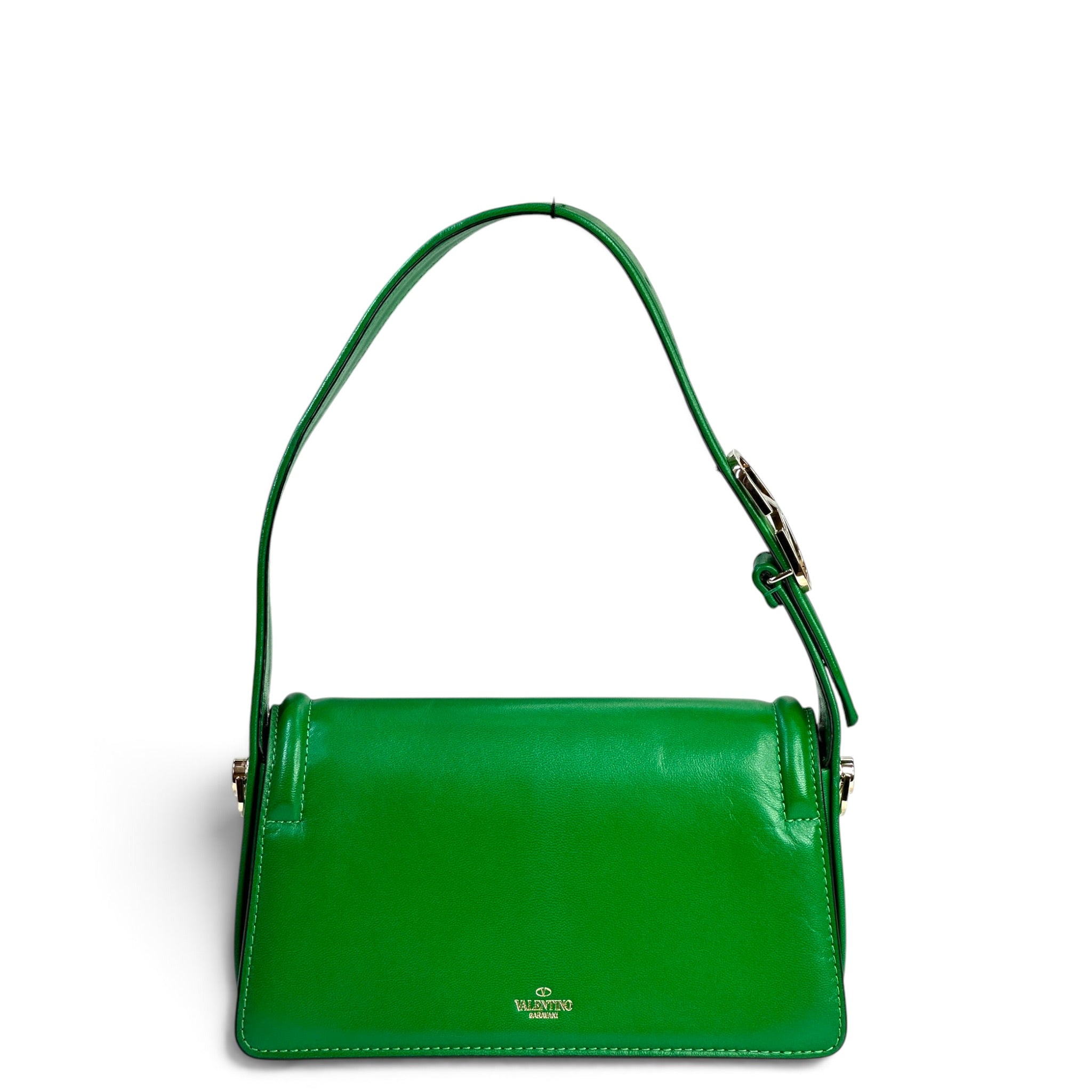 Valentino Garavani Le Petit Deuxieme Green Leather bag