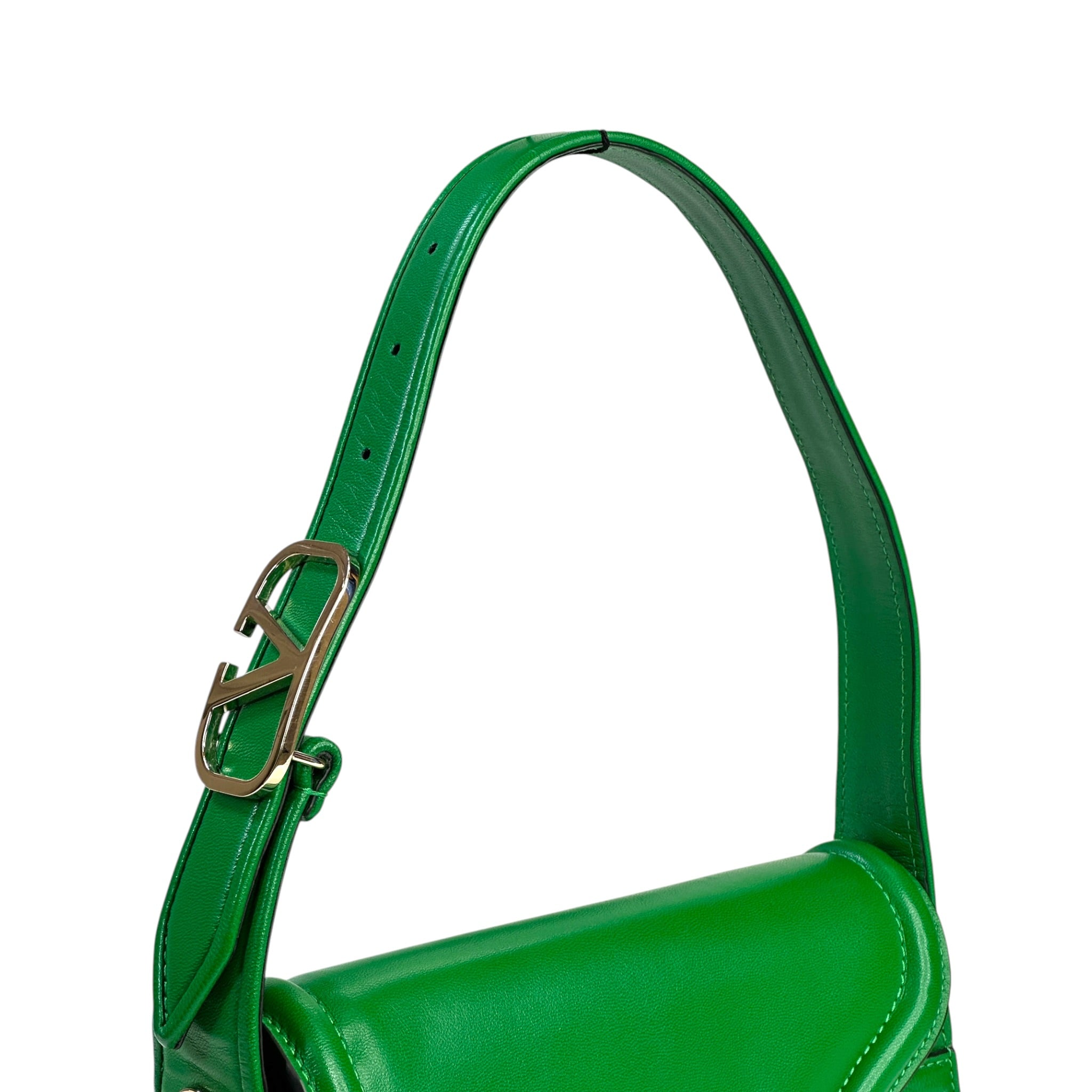 Valentino Garavani Le Petit Deuxieme Green Leather bag
