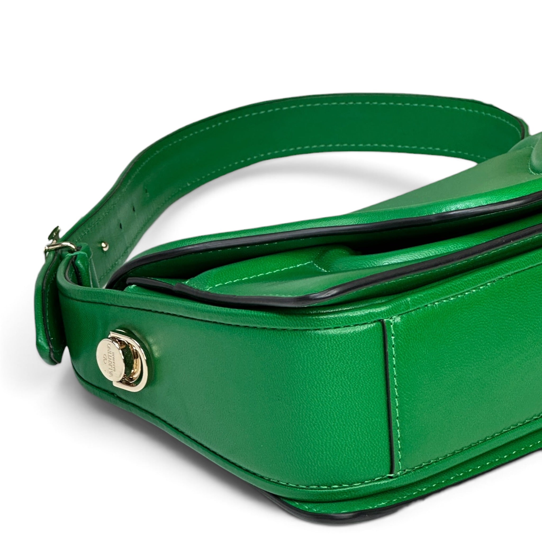 Valentino Garavani Le Petit Deuxieme Green Leather bag