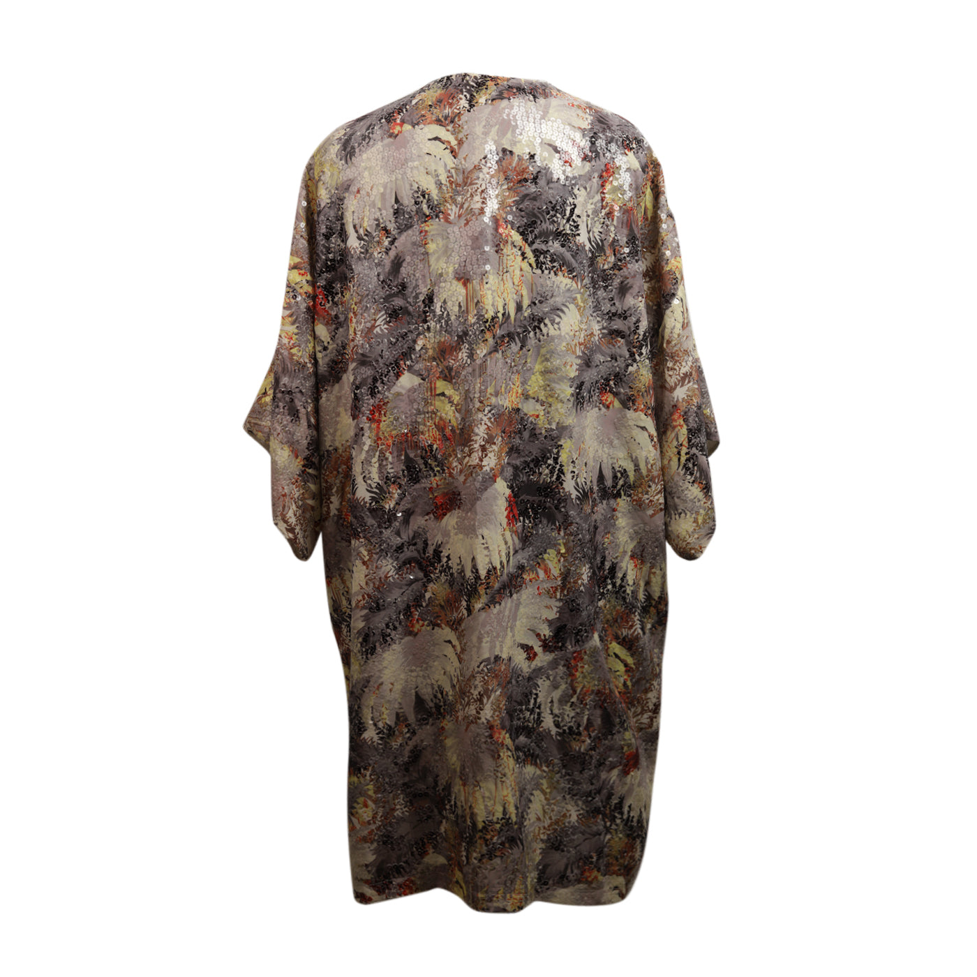 Topshop Palm Sequin Kimono