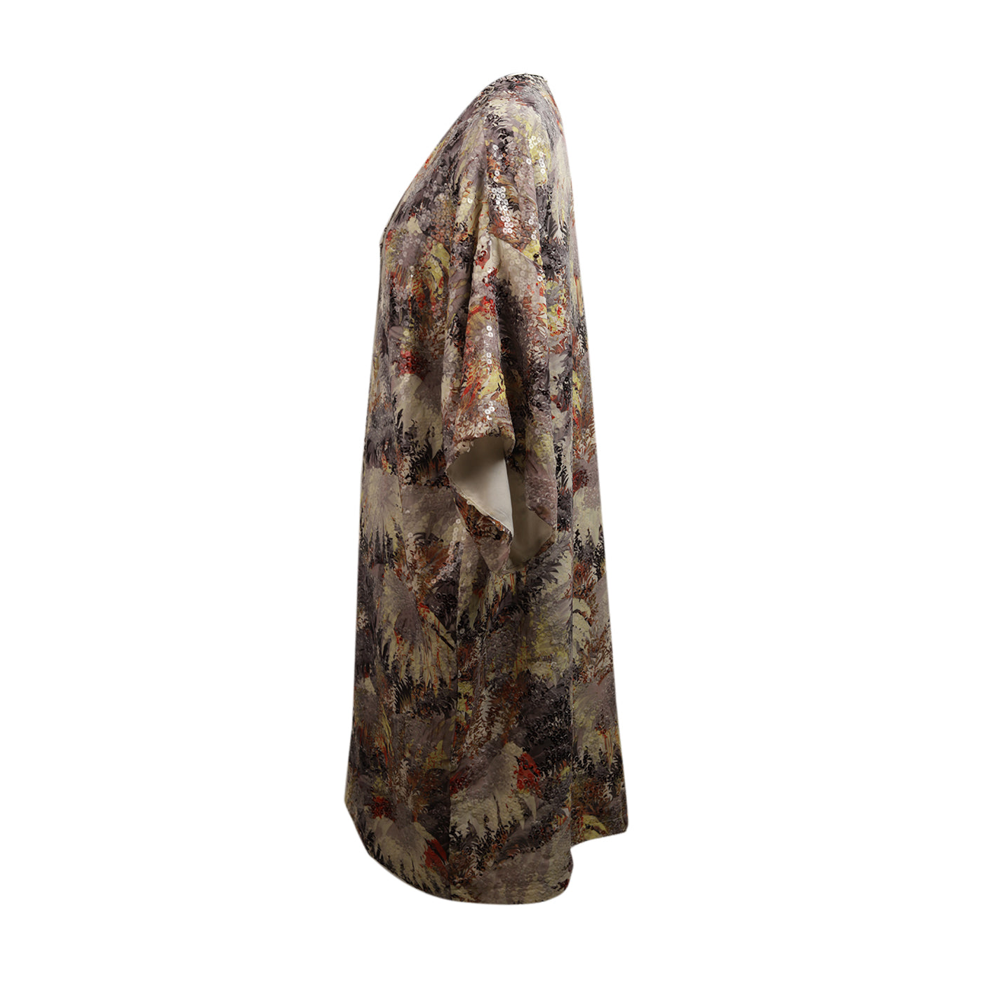 Topshop Palm Sequin Kimono