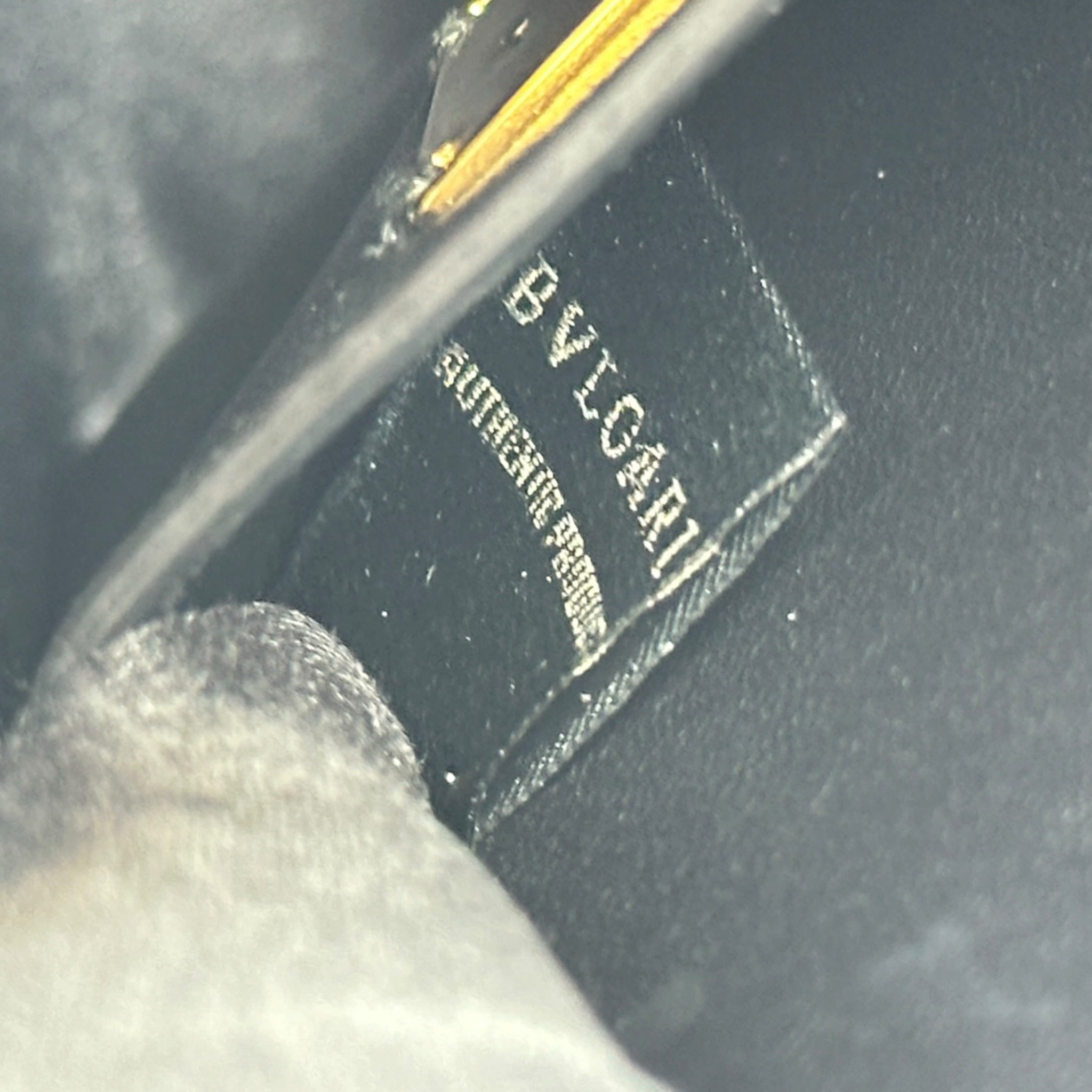 Bvlgari Serpentine Mini Tote Black Crystals Inserts Suede