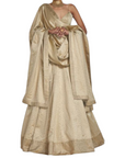 Itrh Gold Crystal Lehenga Set