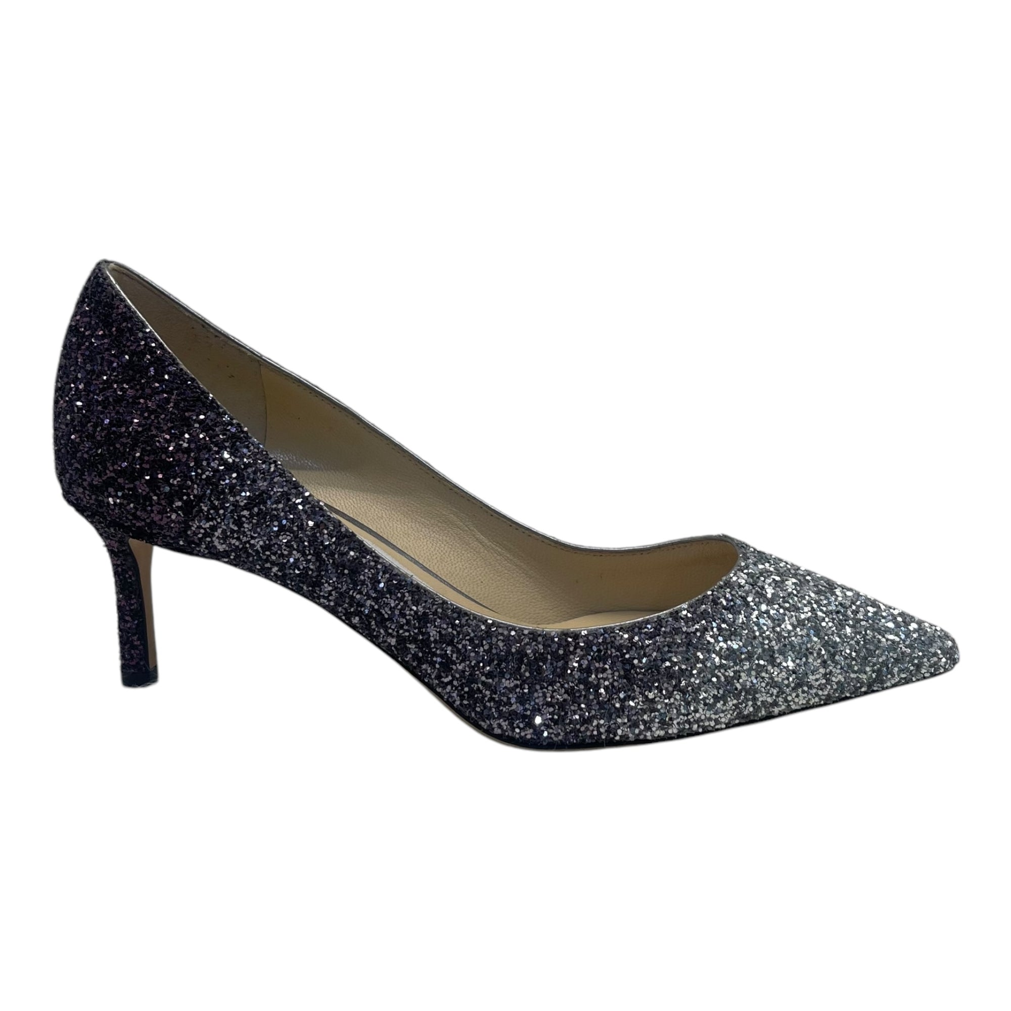 Jimmy Choo Romy 60 Triple Degrade Glitter Pump EU 36