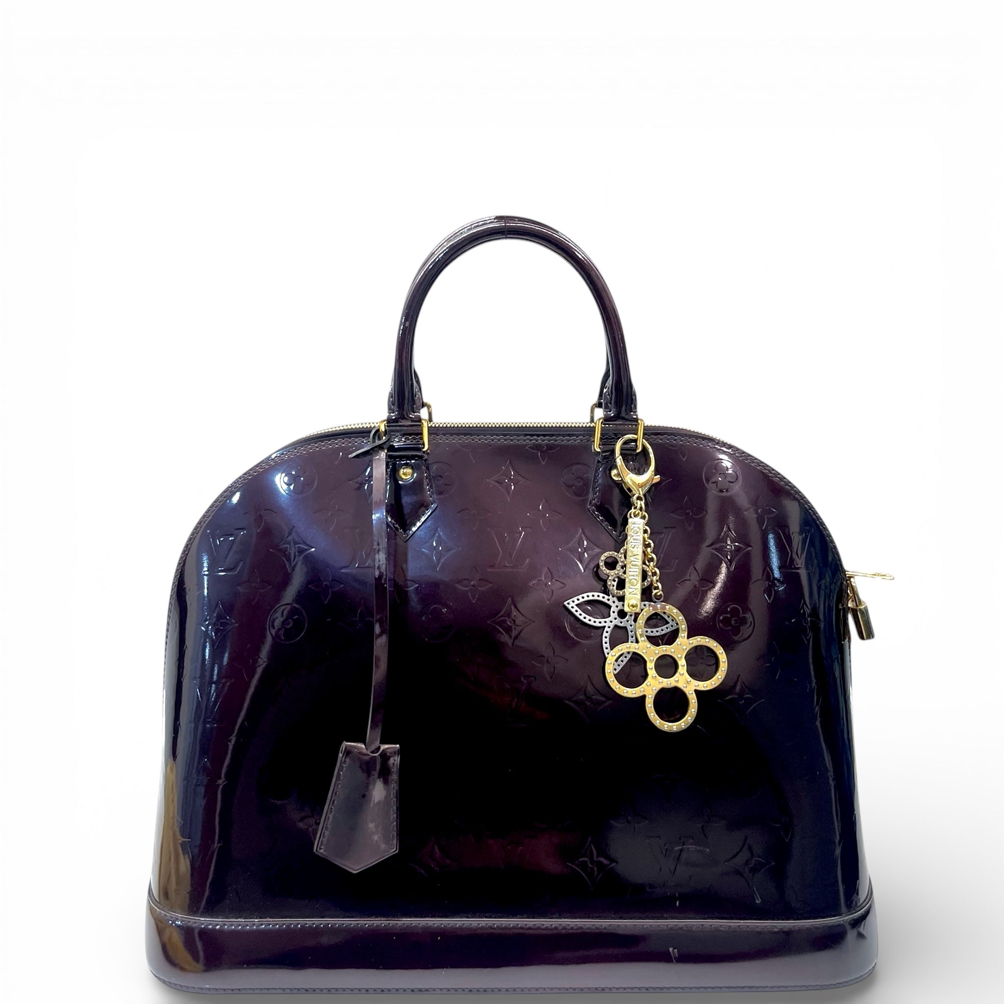 Louis Vuitton Alma GM Bag Amarante Monogram Vernis