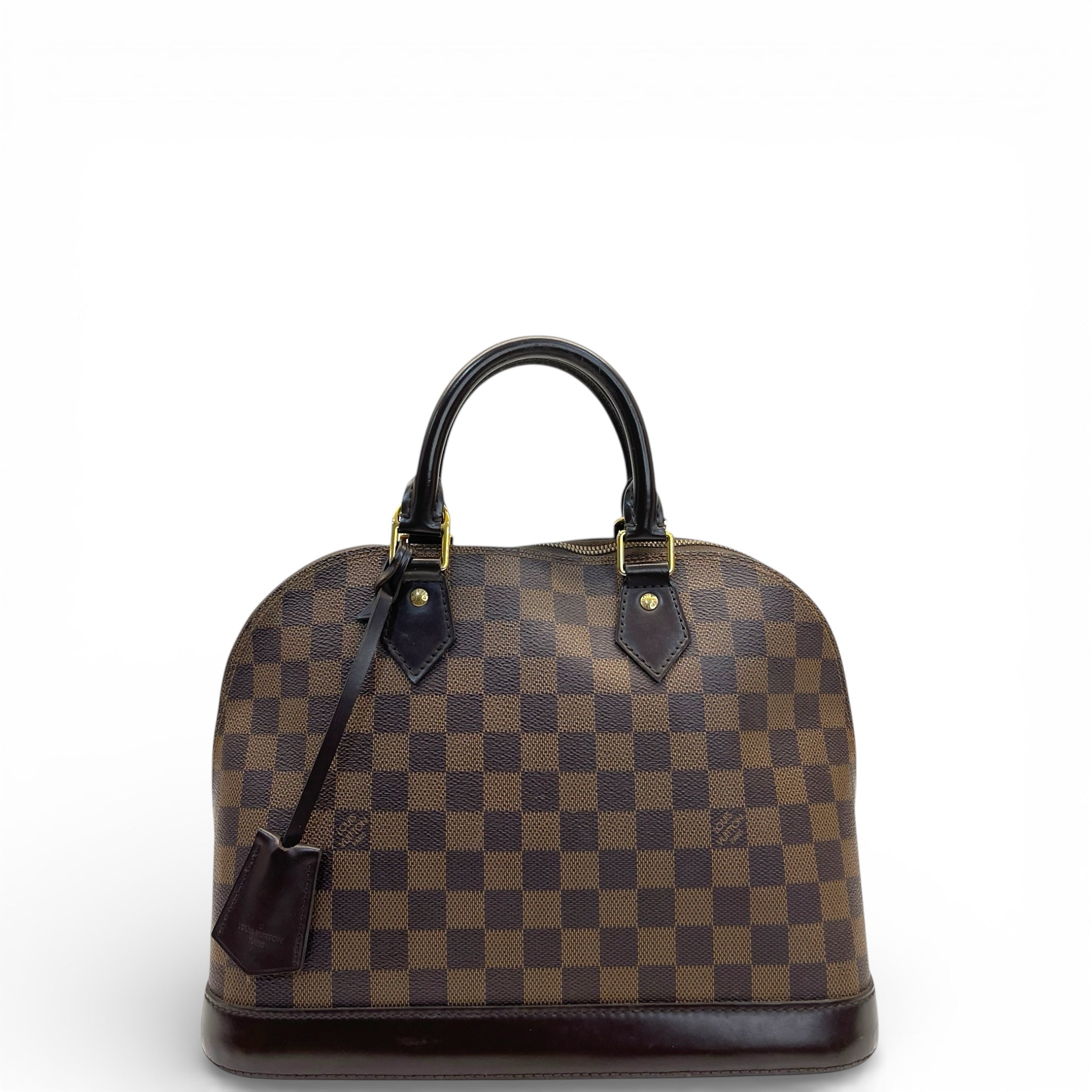 Louis Vuitton Alma PM Bag Damier Ebene Canvas