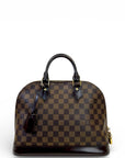 Louis Vuitton Alma PM Bag Damier Ebene Canvas