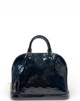 Louis Vuitton Alma PM Handbag Black Monogram Vernis