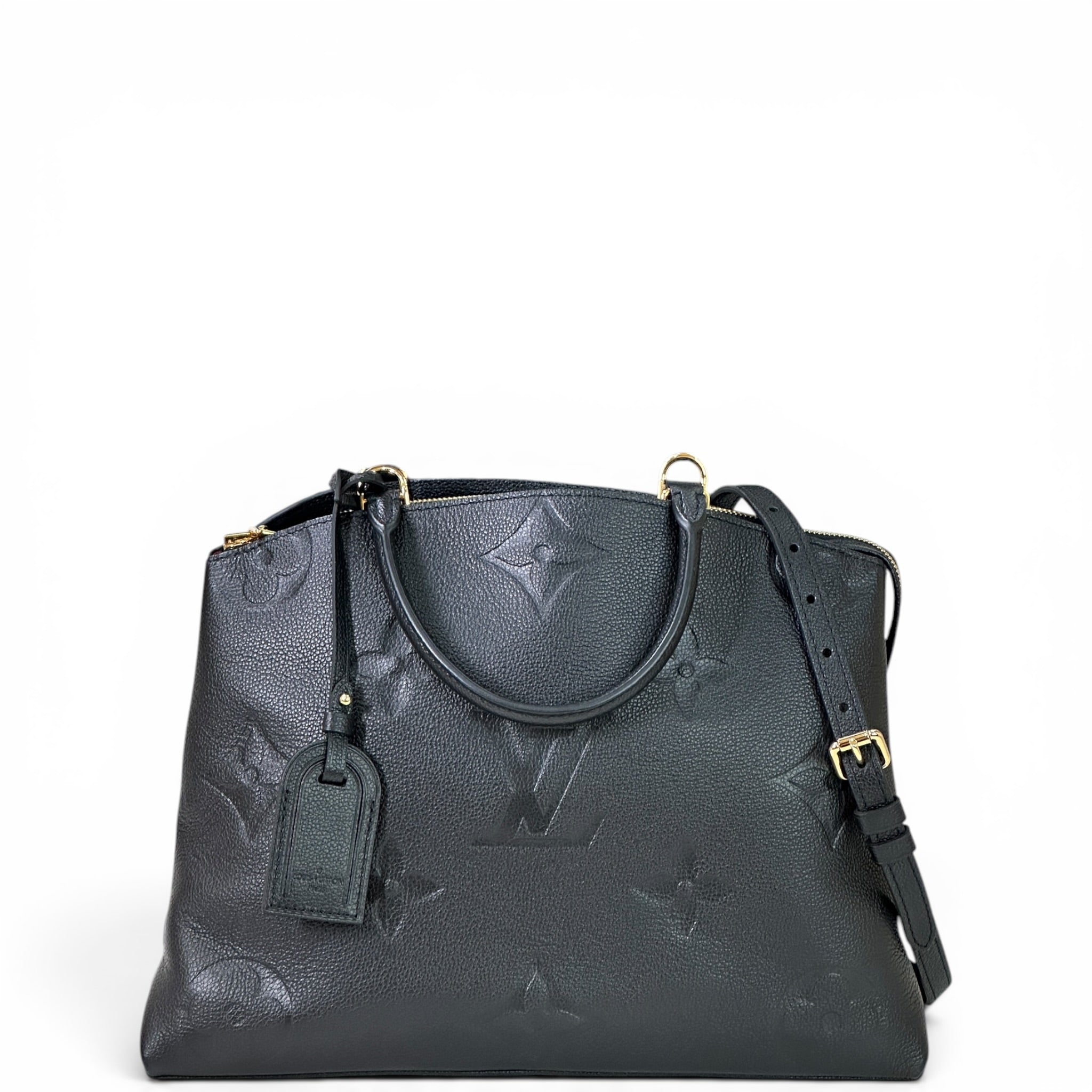 Louis Vuitton Black Monogram Empreinte Leather Grand Palais Bag